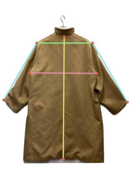 中古・古着通販】REVERBERATE (リバーバレイト) ジップウールコート