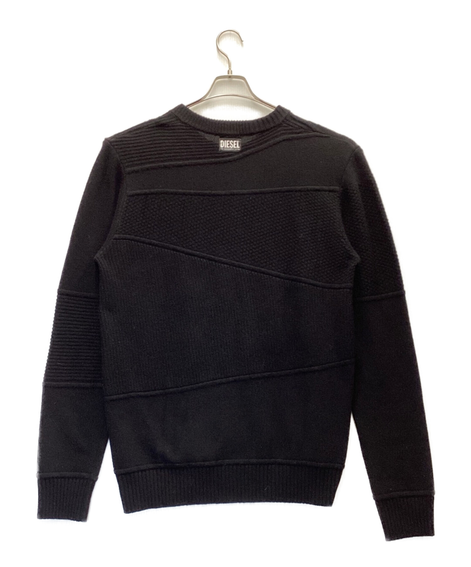 中古・古着通販】DIESEL (ディーゼル) クルーネックニット 中古・古着通販】DIESEL (ディーゼル) クルーネックニット