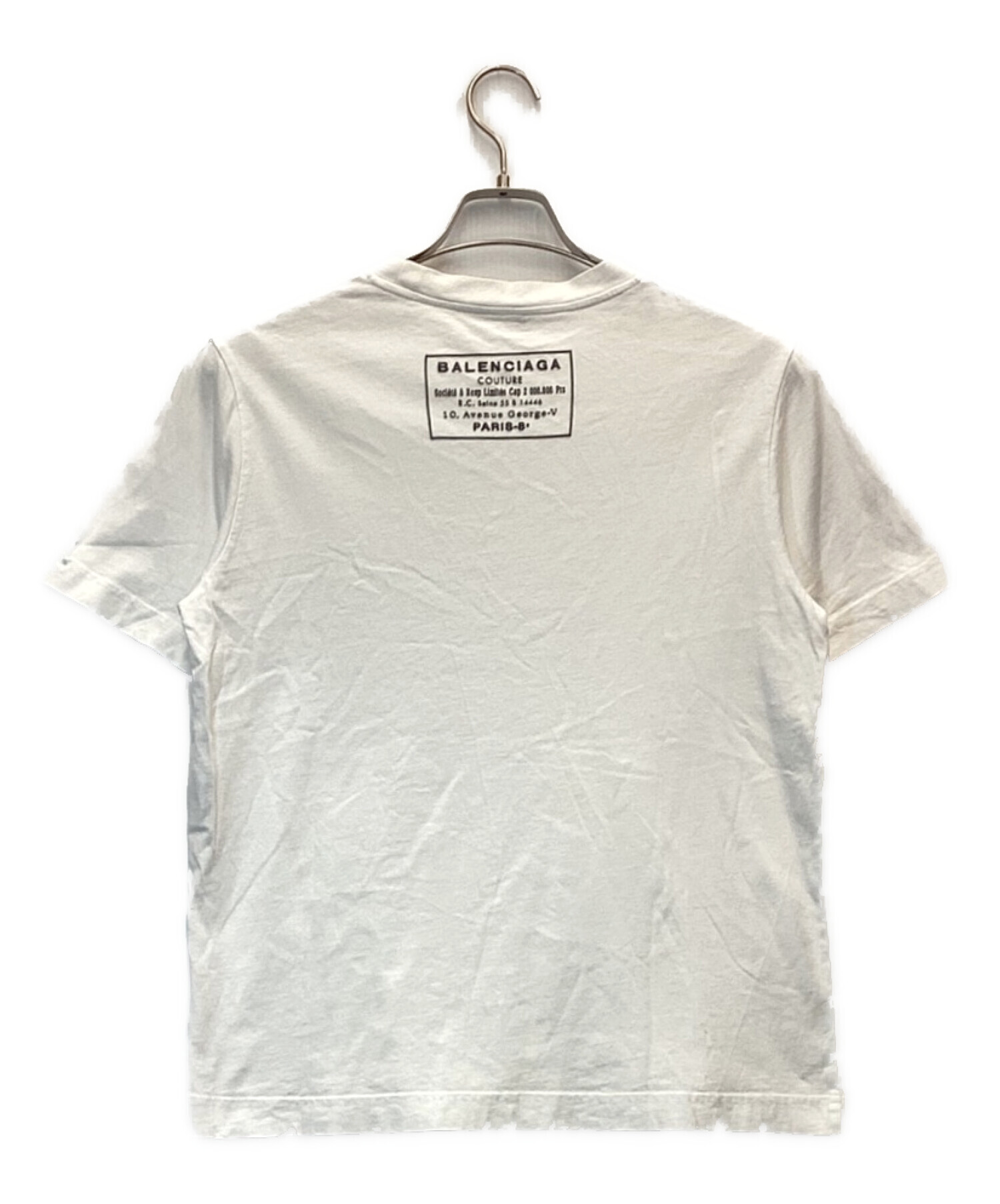 中古・古着通販】BALENCIAGA (バレンシアガ) バックロゴTシャツ  