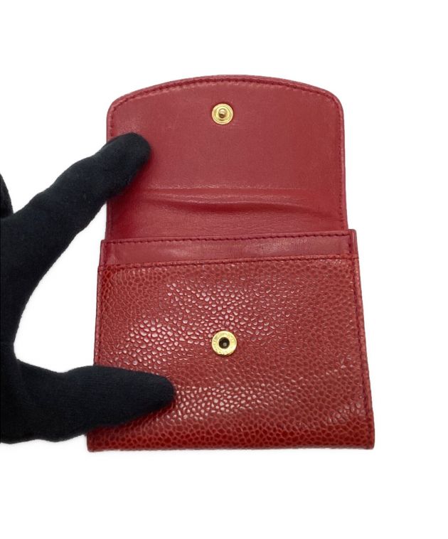中古・古着通販】CHANEL (シャネル) コインケース レッド｜ブランド