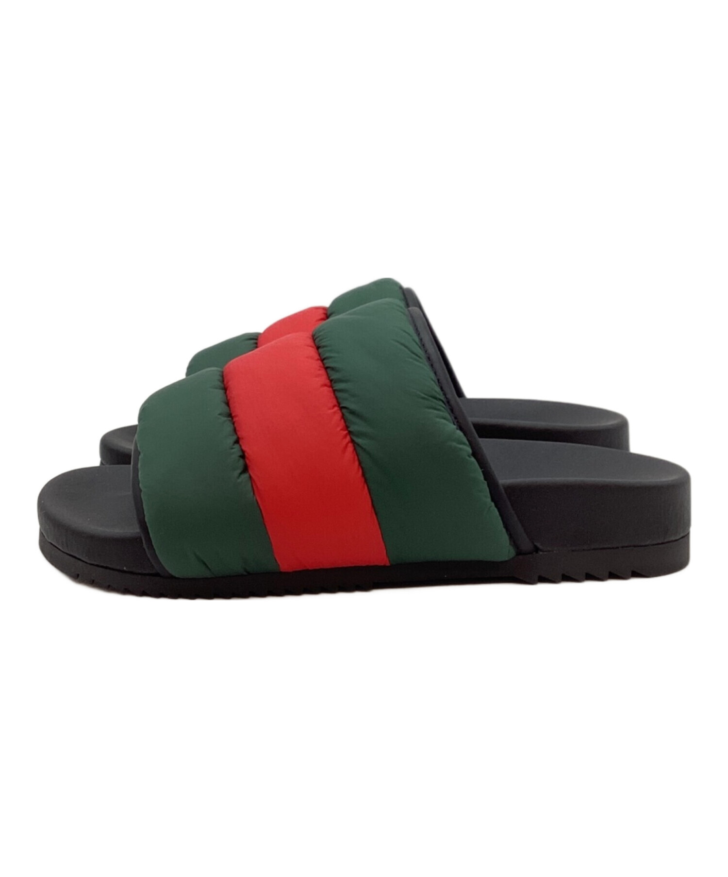 中古・古着通販】GUCCI (グッチ) ラバーサンダル ブラック