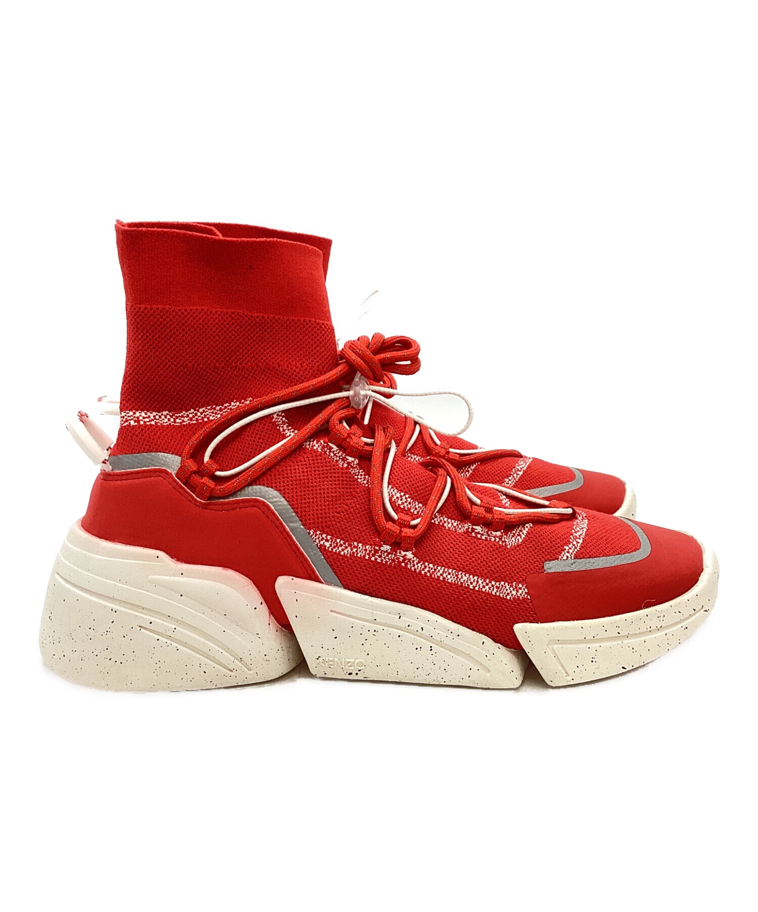 中古・古着通販】KENZO (ケンゾー) スリッポンスニーカー レッド 