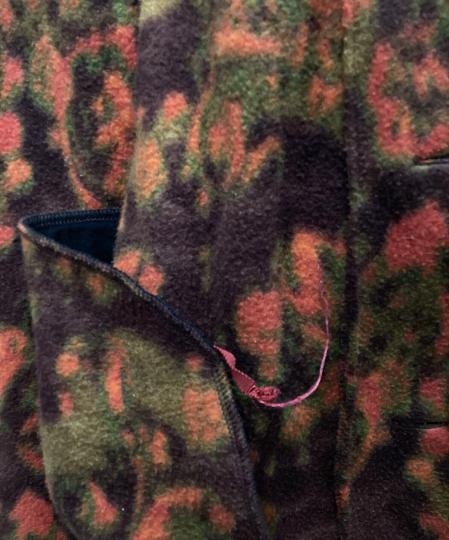 中古・古着通販】SUPREME (シュプリーム) Paisley Fleece Shirt レッド