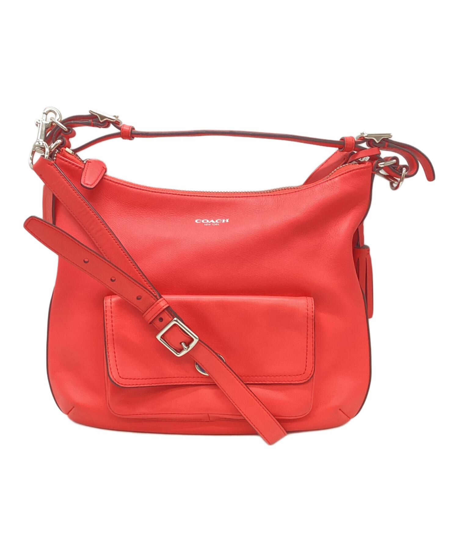 中古・古着通販】COACH (コーチ) 2WAYバッグ レッド|ブランド 中古・古着通販】COACH (コーチ) 2WAYバッグ レッド|ブランド
