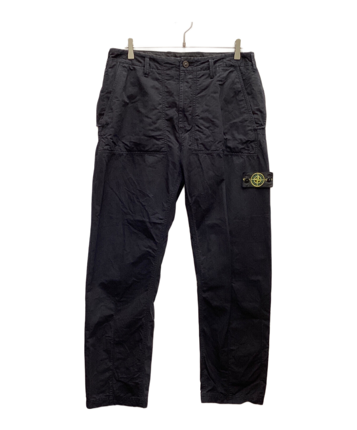 W32 STONE ISLAND ストーンアイランドネイビーカーゴパンツ
