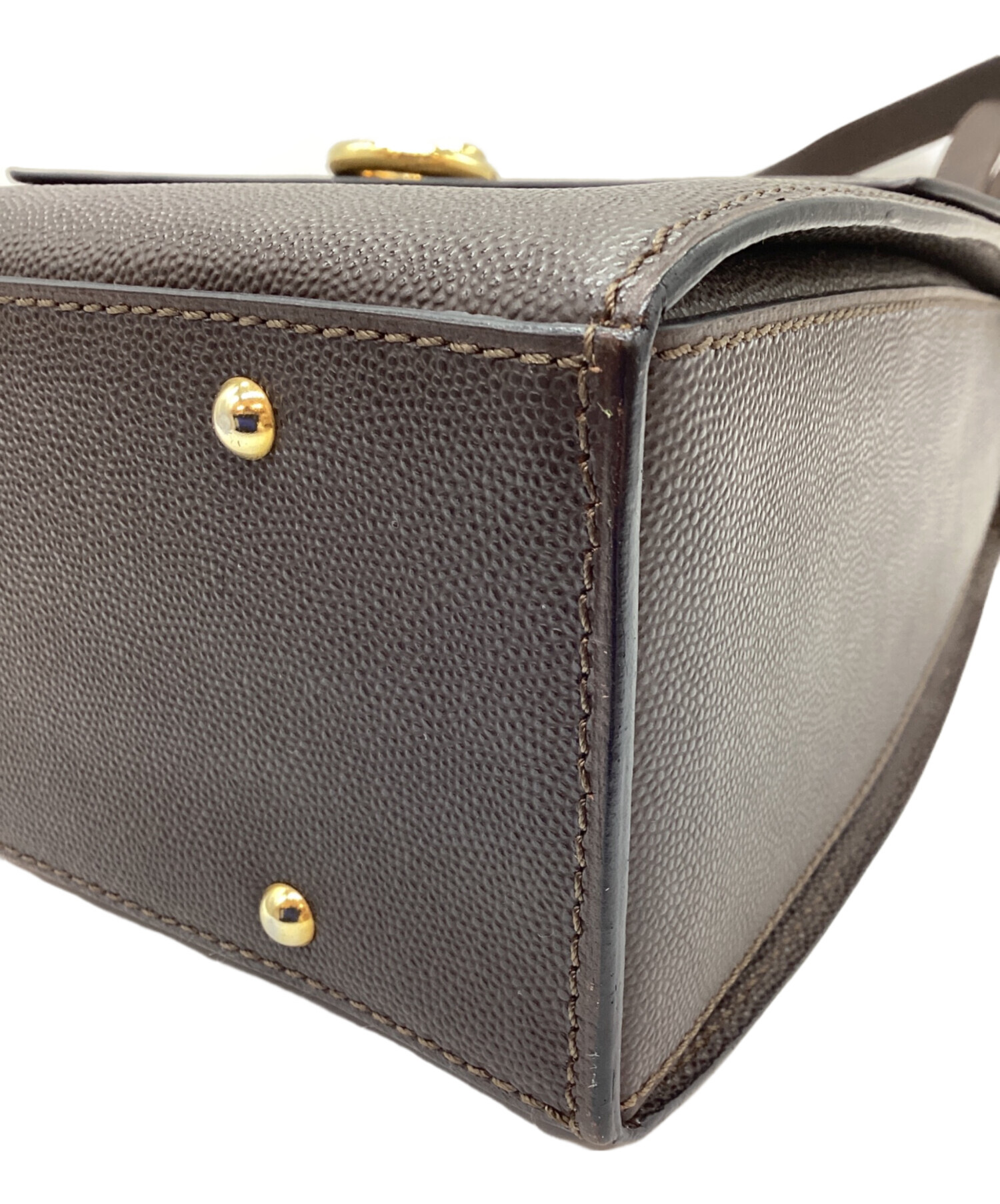 中古・古着通販】CELINE (セリーヌ) 2WAYショルダーバッグ ブラウン