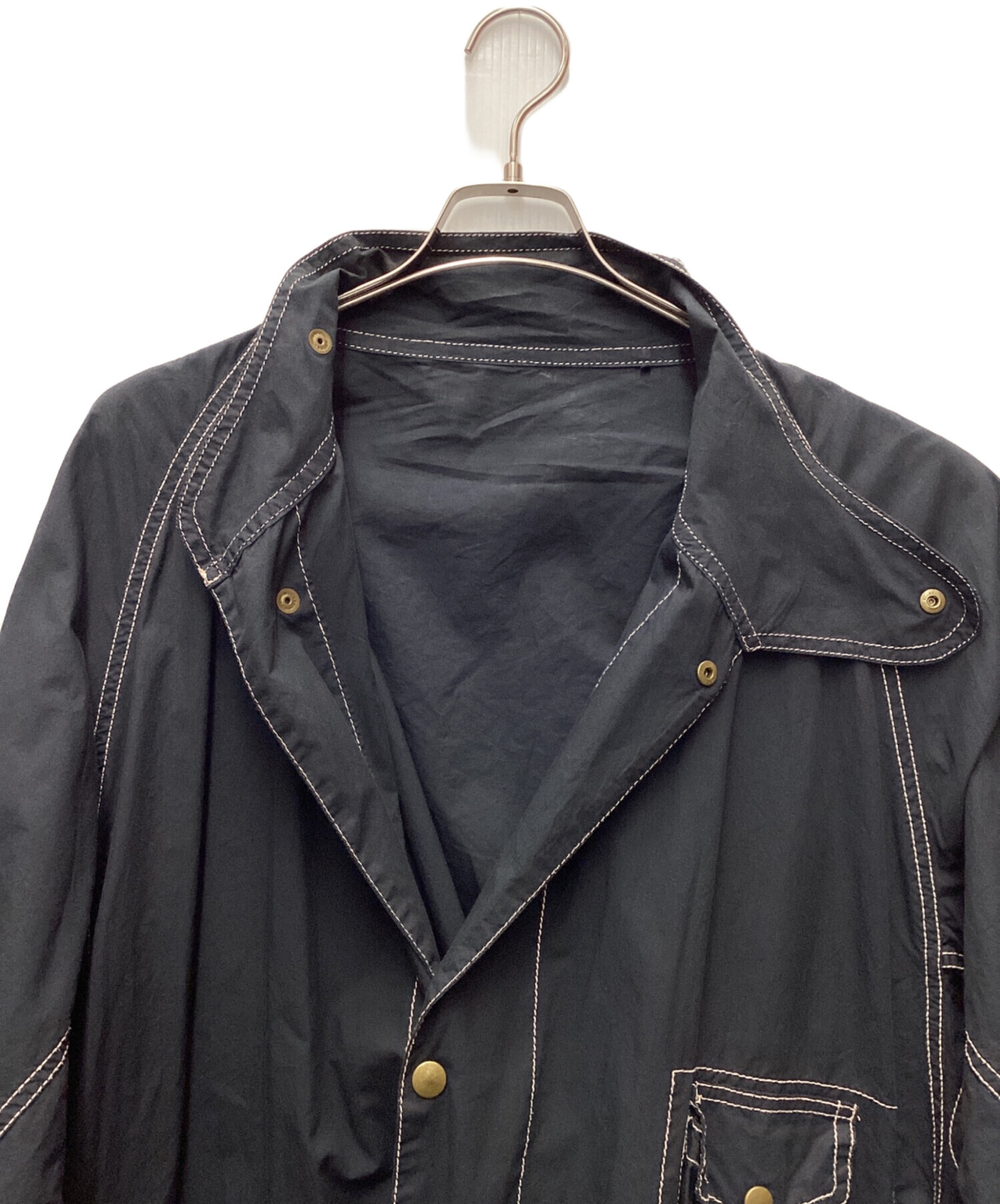 中古・古着通販】UNUSED (アンユーズド) コットンコート ネイビー