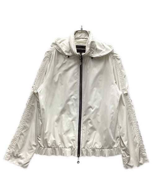 新品未使用 EMPORIO ARMANI ホワイト テーラードジャケット42 undefined