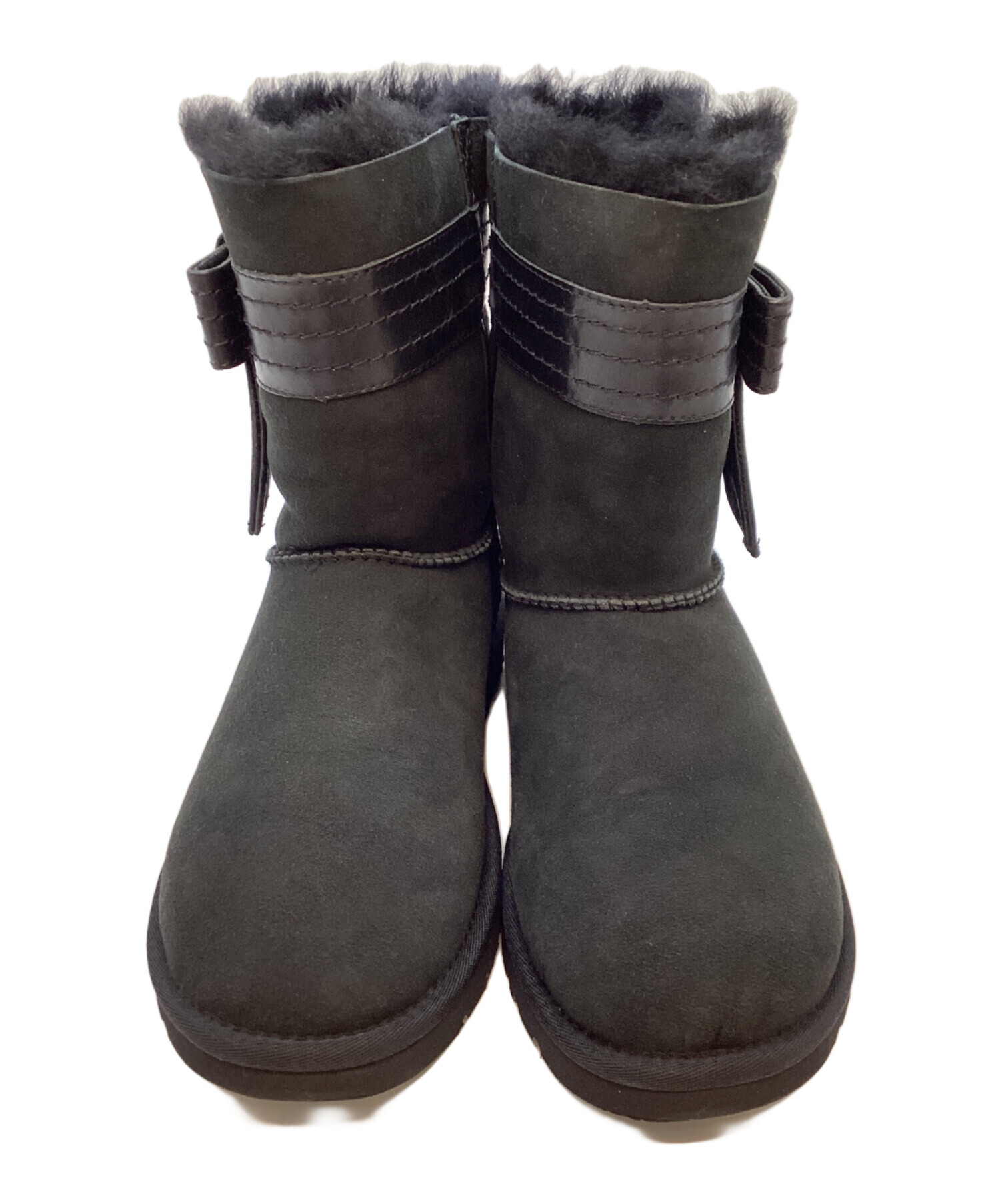中古・古着通販】UGG (アグ) ムートンブーツ ブラック サイズ:USA6 