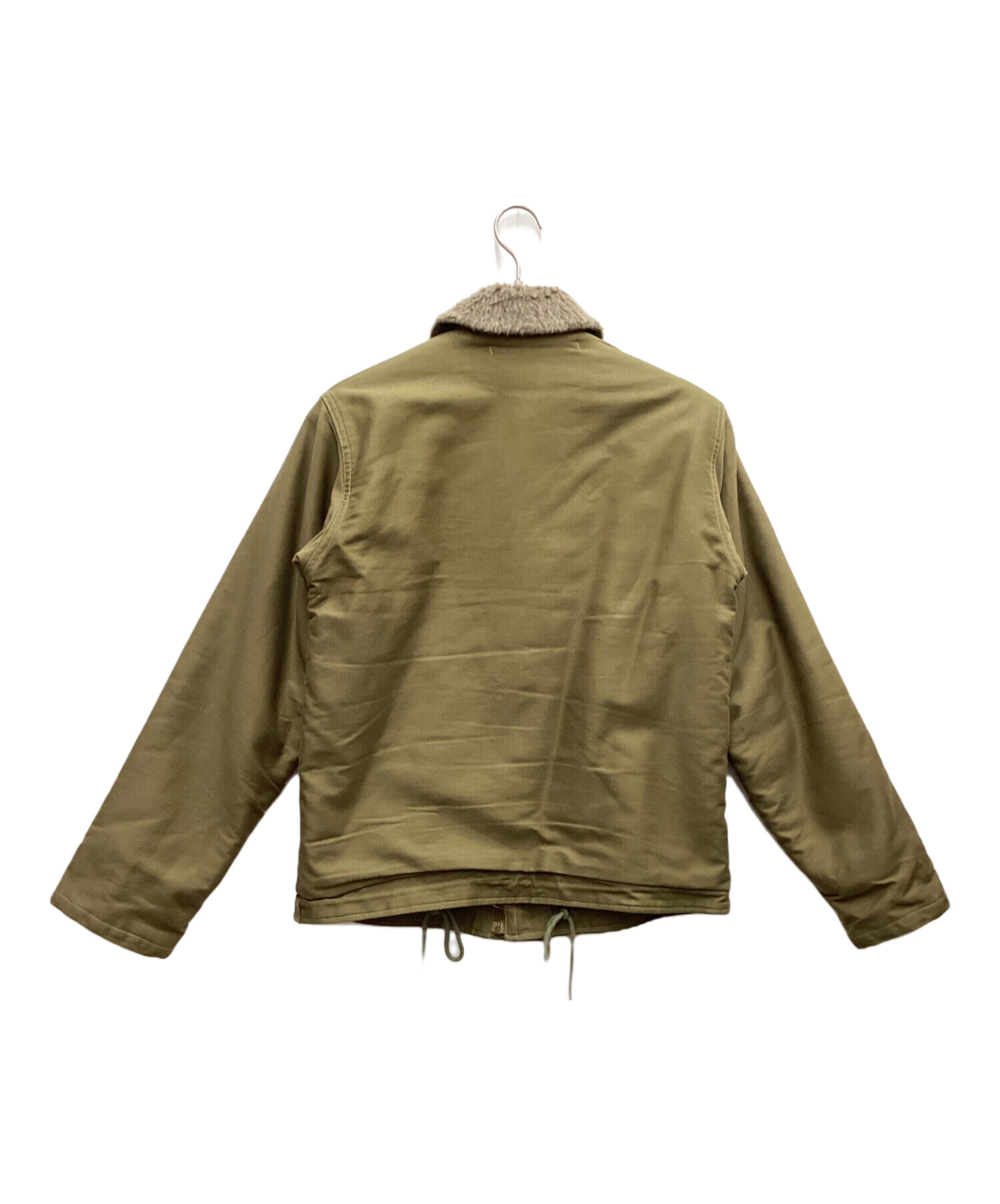 バズリクソンズデッキジャケット MEDIUMサイズ オリーブ 中古・古着通販】BUZZ RICKSON'S (バズリクソンズ) デッキジャケット