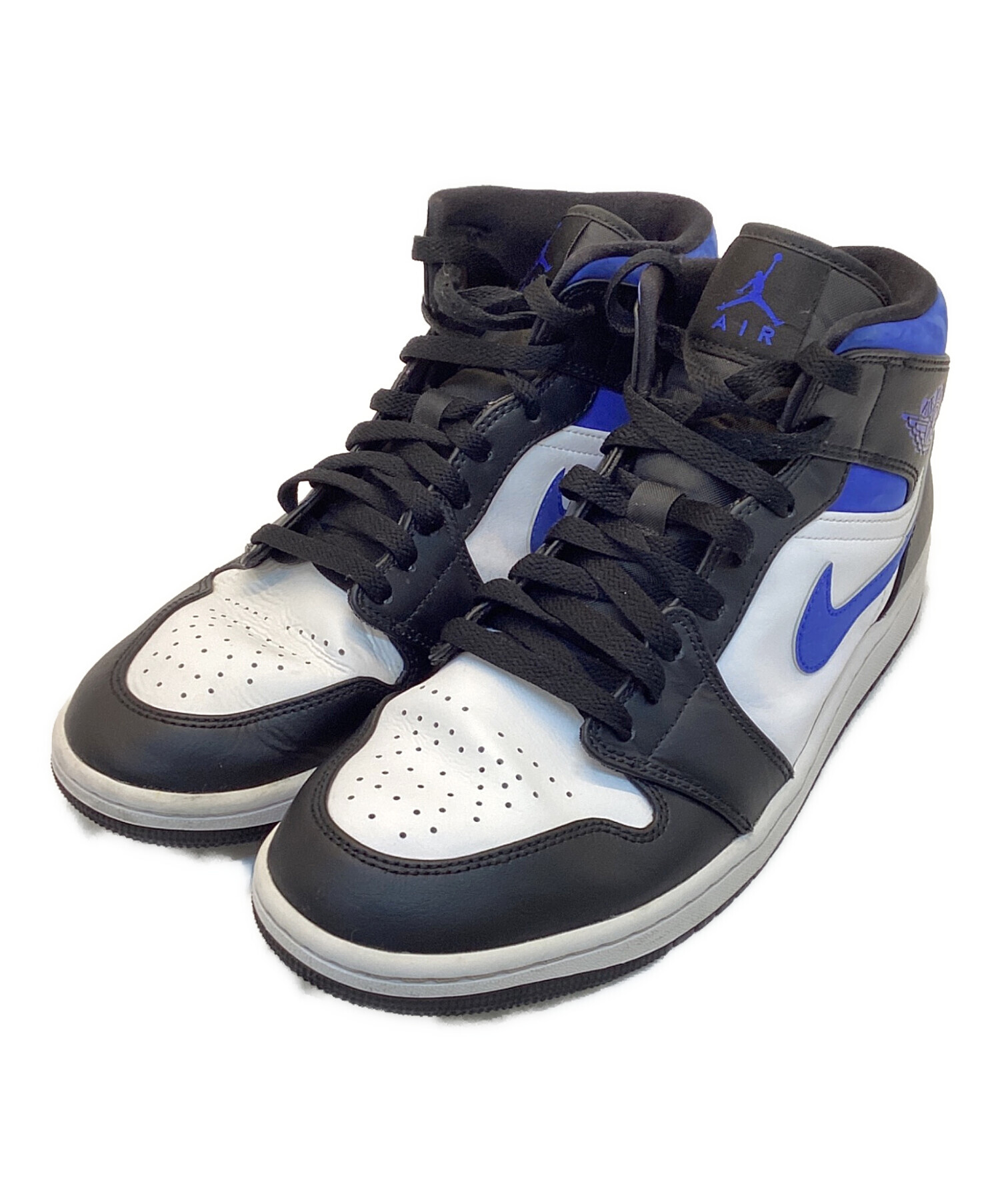 中古・古着通販】NIKE (ナイキ) ハイカットスニーカー ブルー×ブラック 