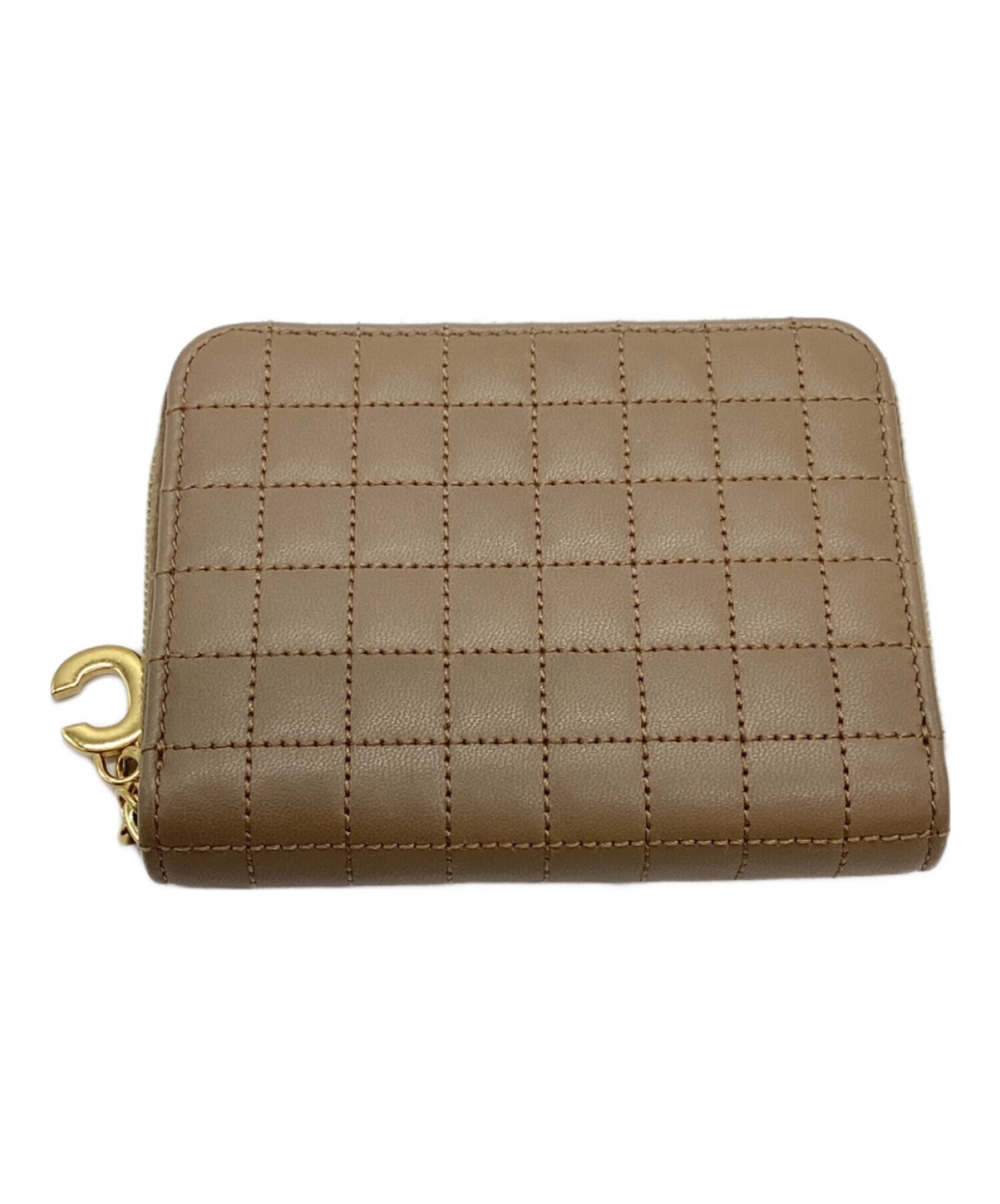 中古・古着通販】CELINE (セリーヌ) ロゴストラップラウンドファスナー 