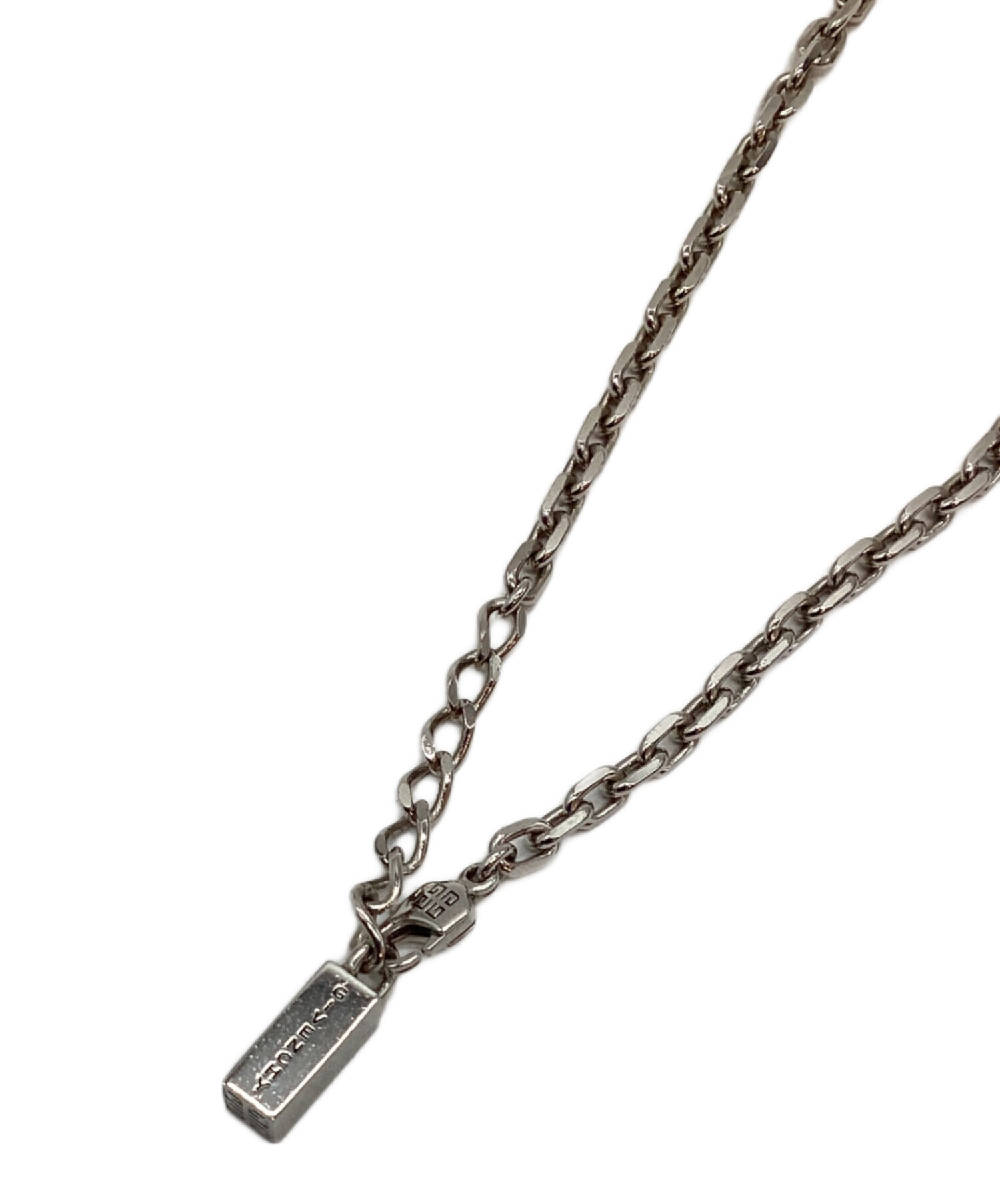 中古・古着通販】GIVENCHY (ジバンシィ) LOCK MINI NECKLACE シルバー 