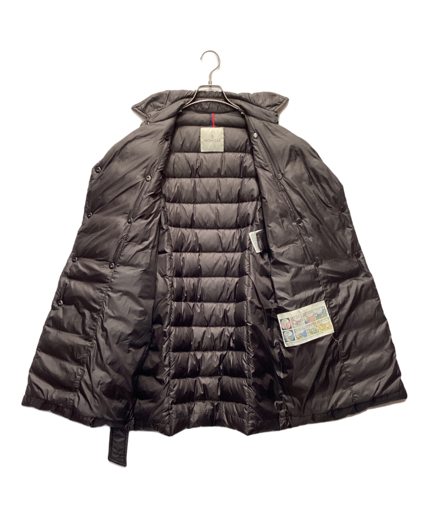 中古・古着通販】MONCLER (モンクレール) ダウンコート ダークブラウン 