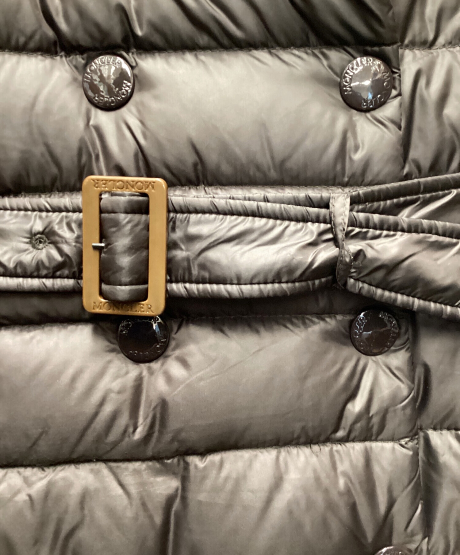 中古・古着通販】MONCLER (モンクレール) ダウンコート ダークブラウン 