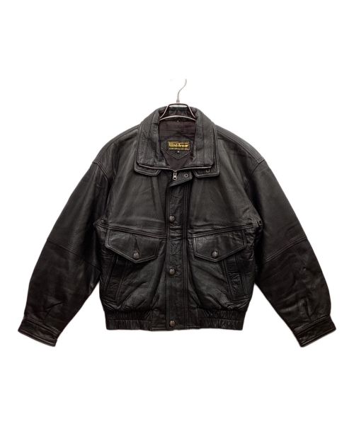 WindArmor レザージャケット ヴィンテージ 3L 本革 90's 特大 中古・古着通販】Wind Armor (ウィンドアーマー) ラムレザージャケット