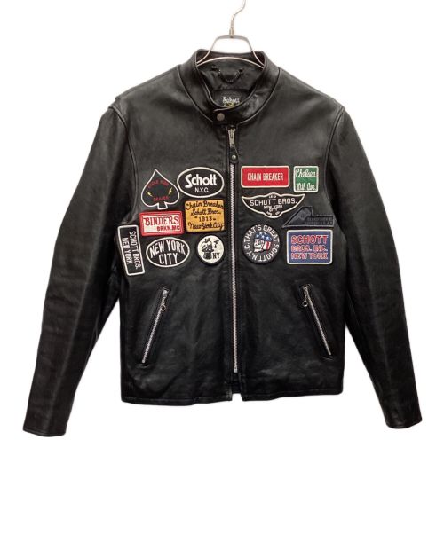 中古・古着通販】Schott (ショット) カフェレーサーワッペンライダース