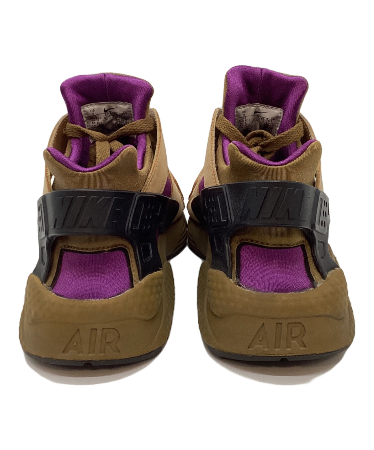 中古・古着通販】NIKE (ナイキ) AIR HUARACHE LE ベージュ×パープル 