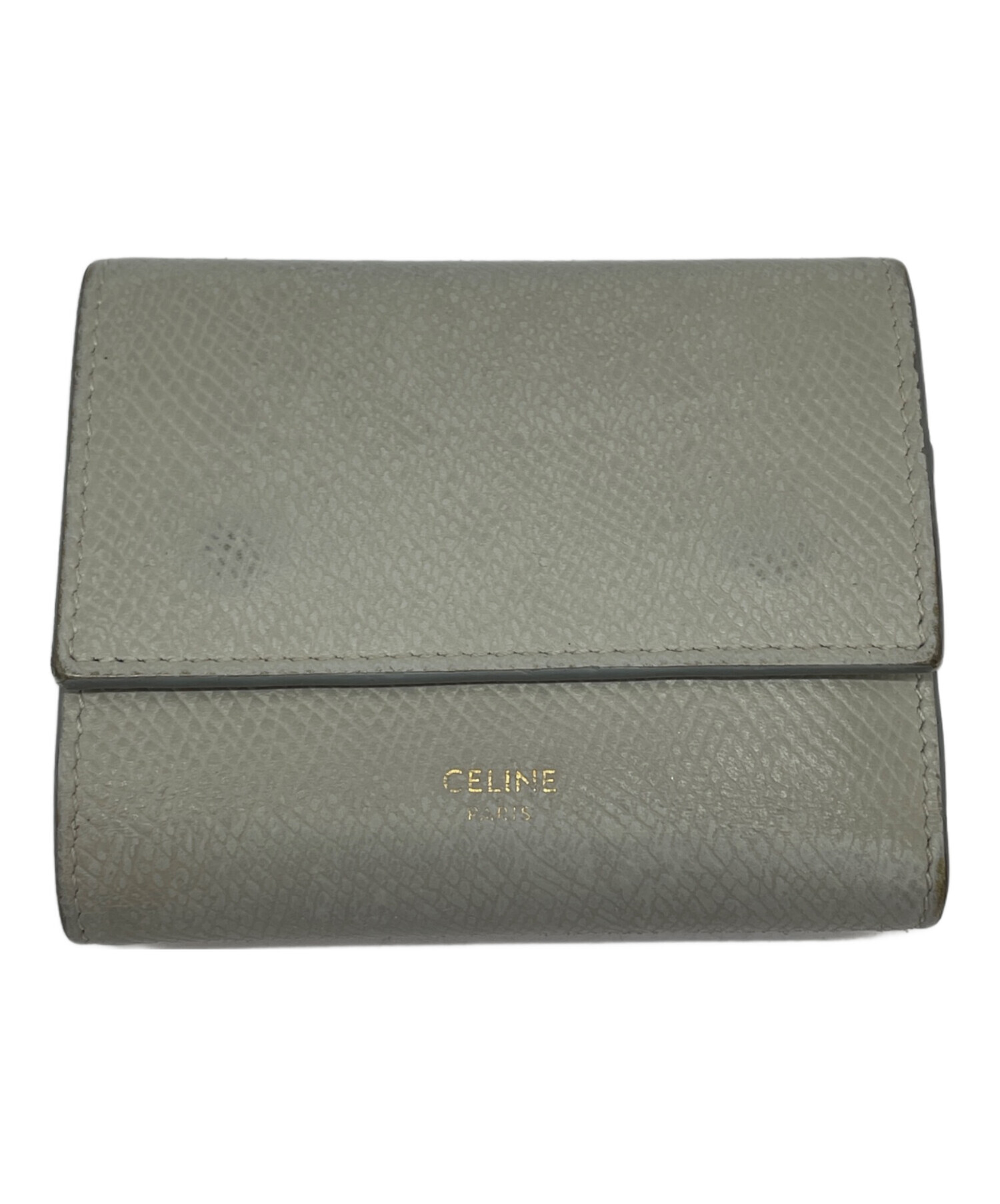 中古・古着通販】CELINE (セリーヌ) 3つ折り財布 グレー