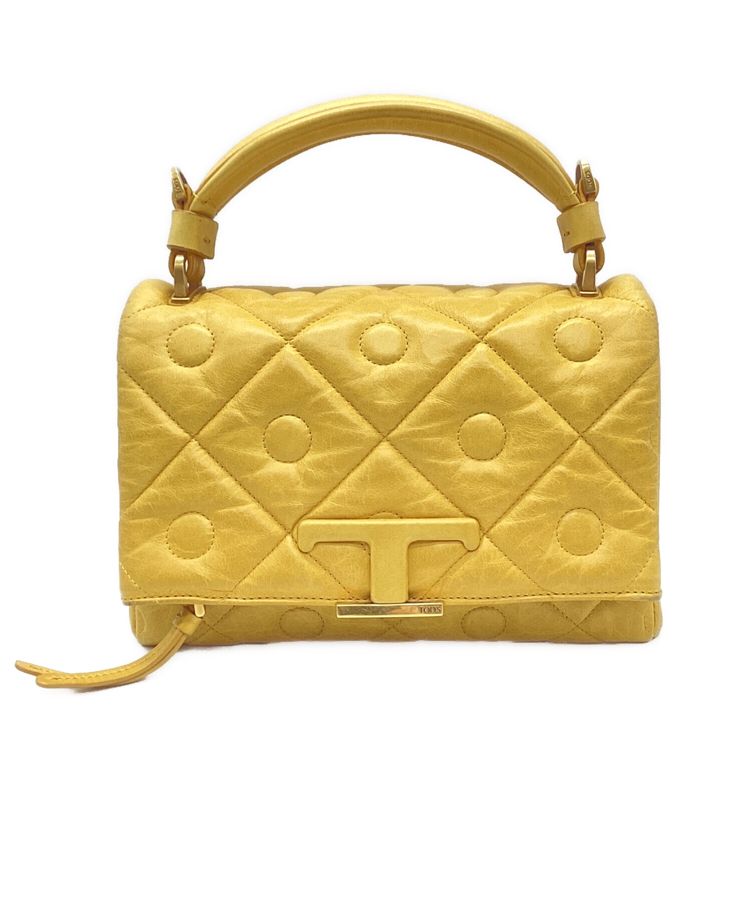 中古・古着通販】TOD'S (トッズ) ハンドバッグ イエロー｜ブランド
