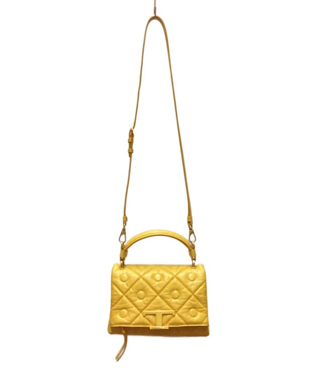 バ*ア様 TOD'S イエロー ハンドバッグ TOD'S（トッズ） D-Bag レディース レザー トートバッグ イエロー