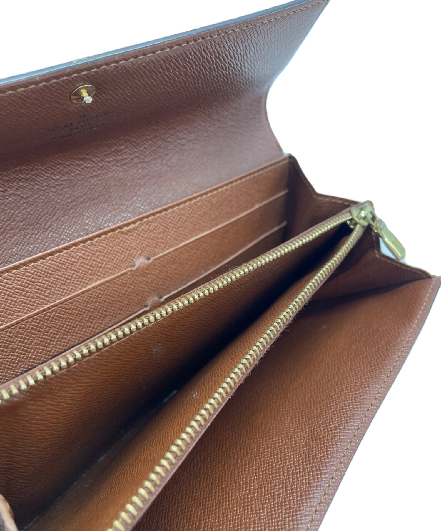 中古・古着通販】LOUIS VUITTON (ルイ ヴィトン) 長財布 ブラウン