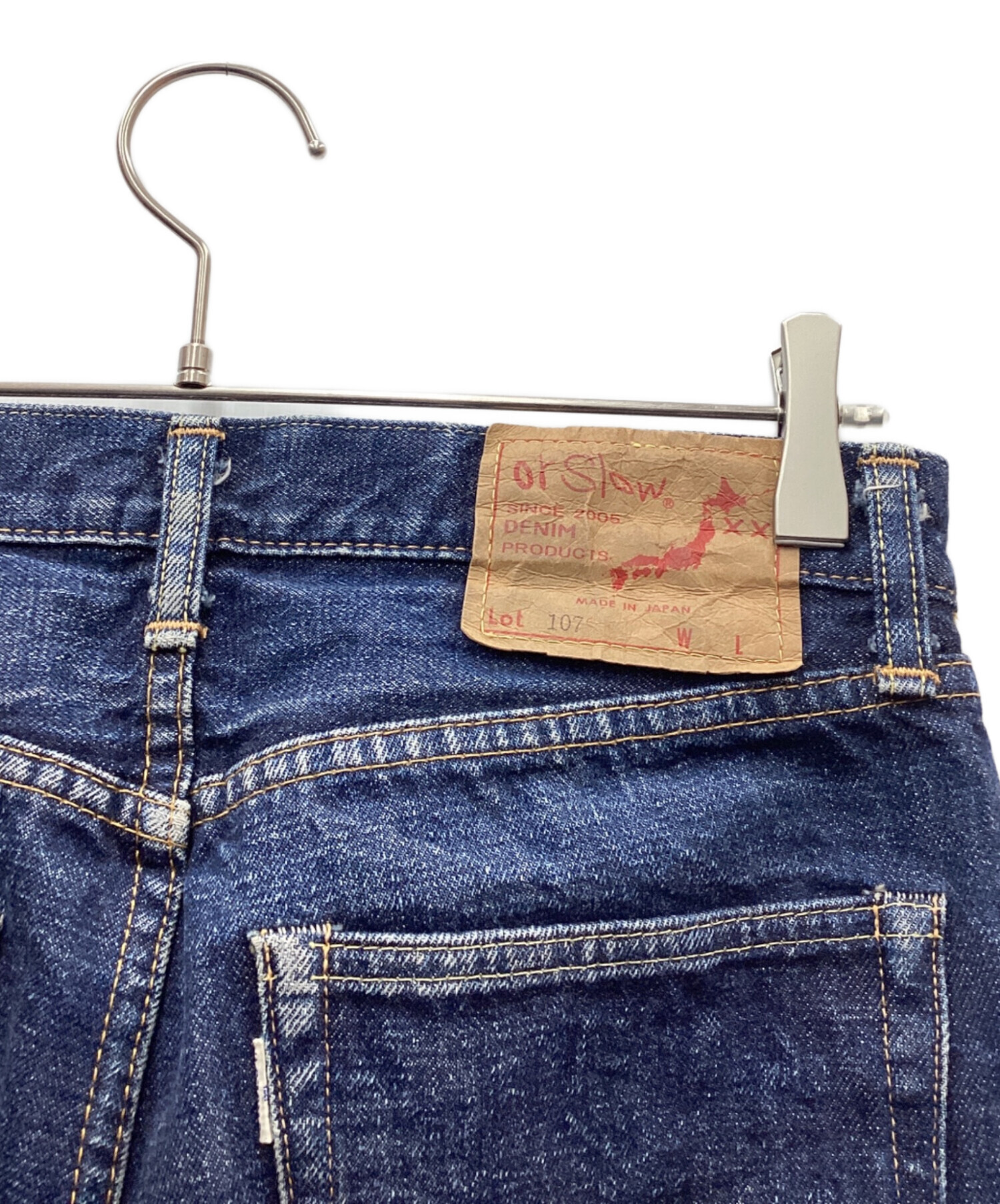 中古・古着通販】orSlow (オアスロウ) デニムパンツ インディゴ サイズ