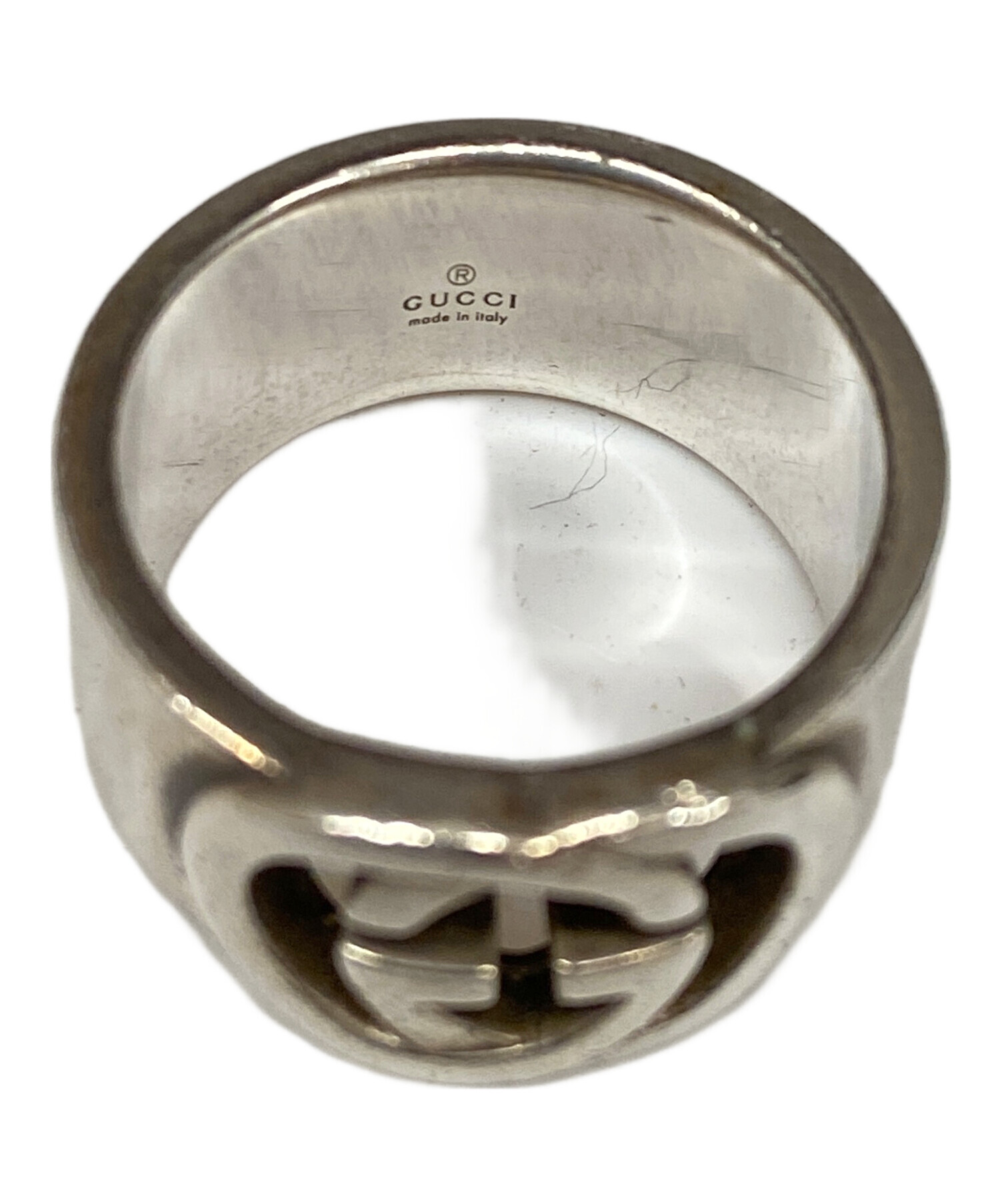 中古・古着通販】GUCCI (グッチ) シルバーリング シルバー サイズ:17号 