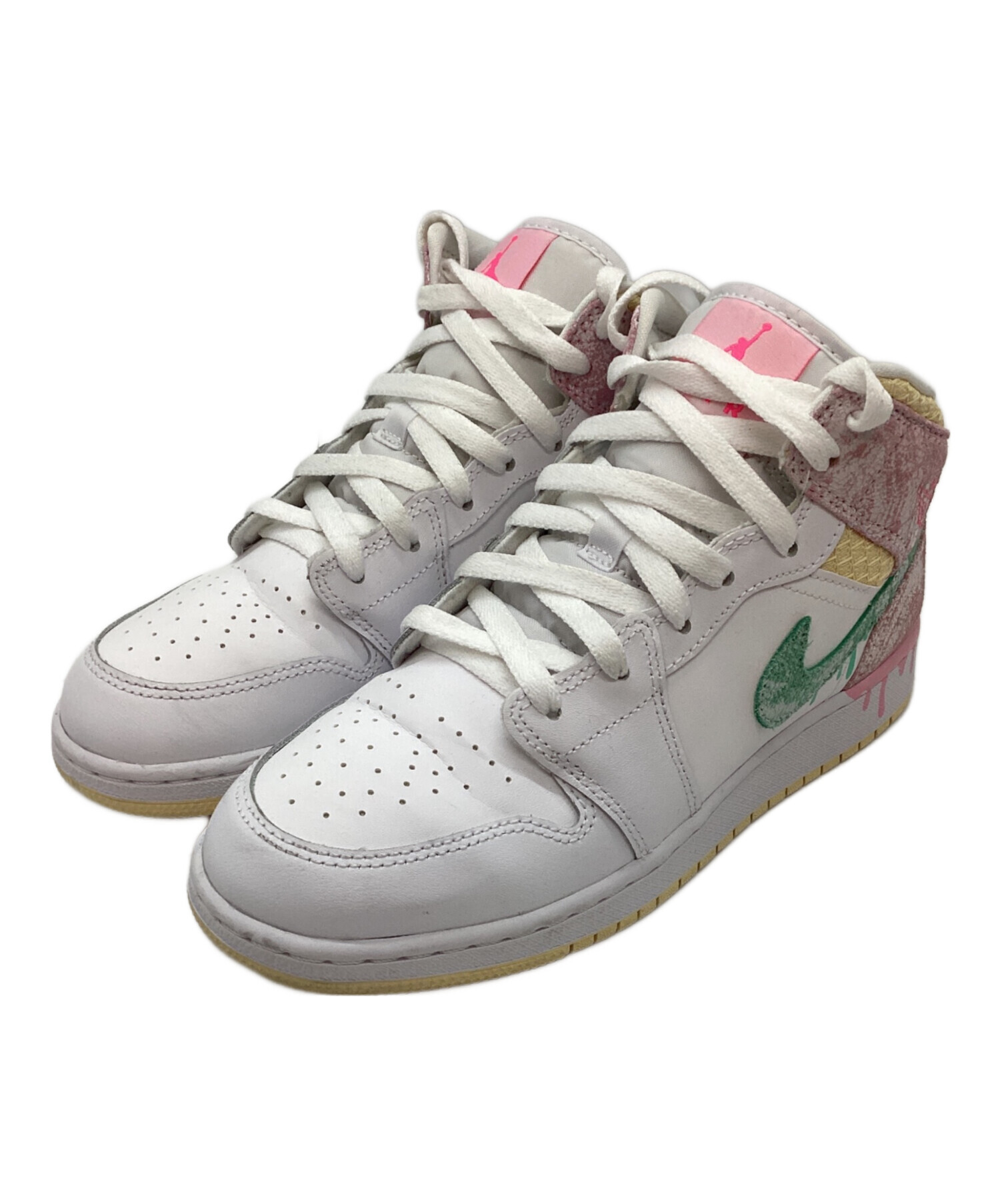 中古・古着通販】NIKE (ナイキ) ハイカットスニーカー ホワイト 中古・古着通販】NIKE (ナイキ) ハイカットスニーカー ホワイト