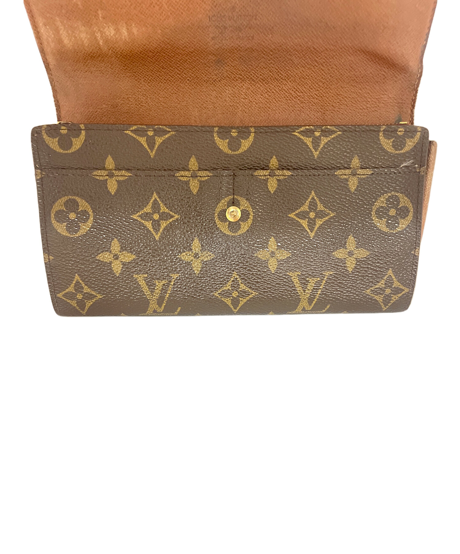 中古・古着通販】LOUIS VUITTON (ルイ ヴィトン) 長財布 ブラウン