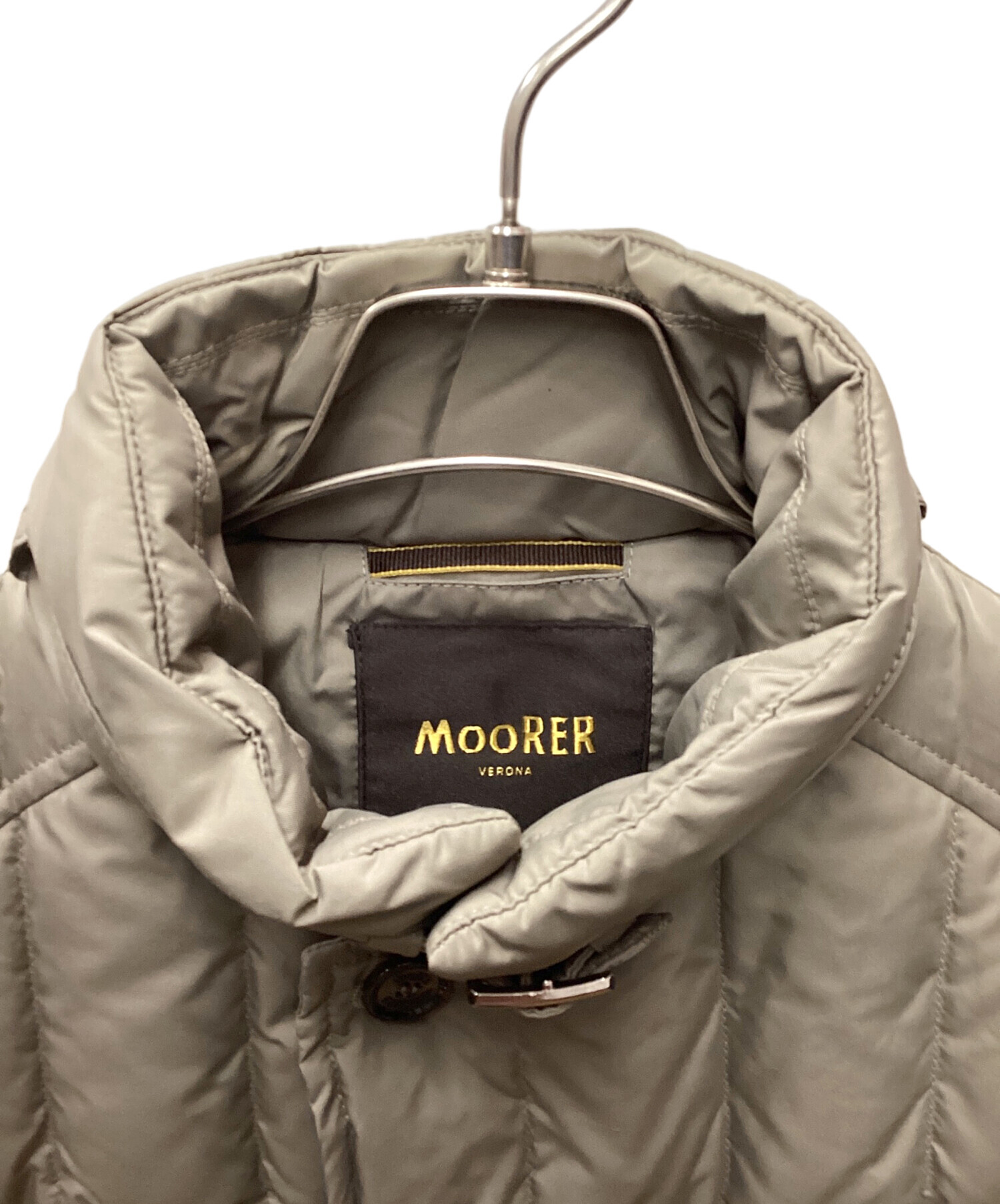 中古・古着通販】MOORER (ムーレー) ダウンコート カーキ サイズ:46 