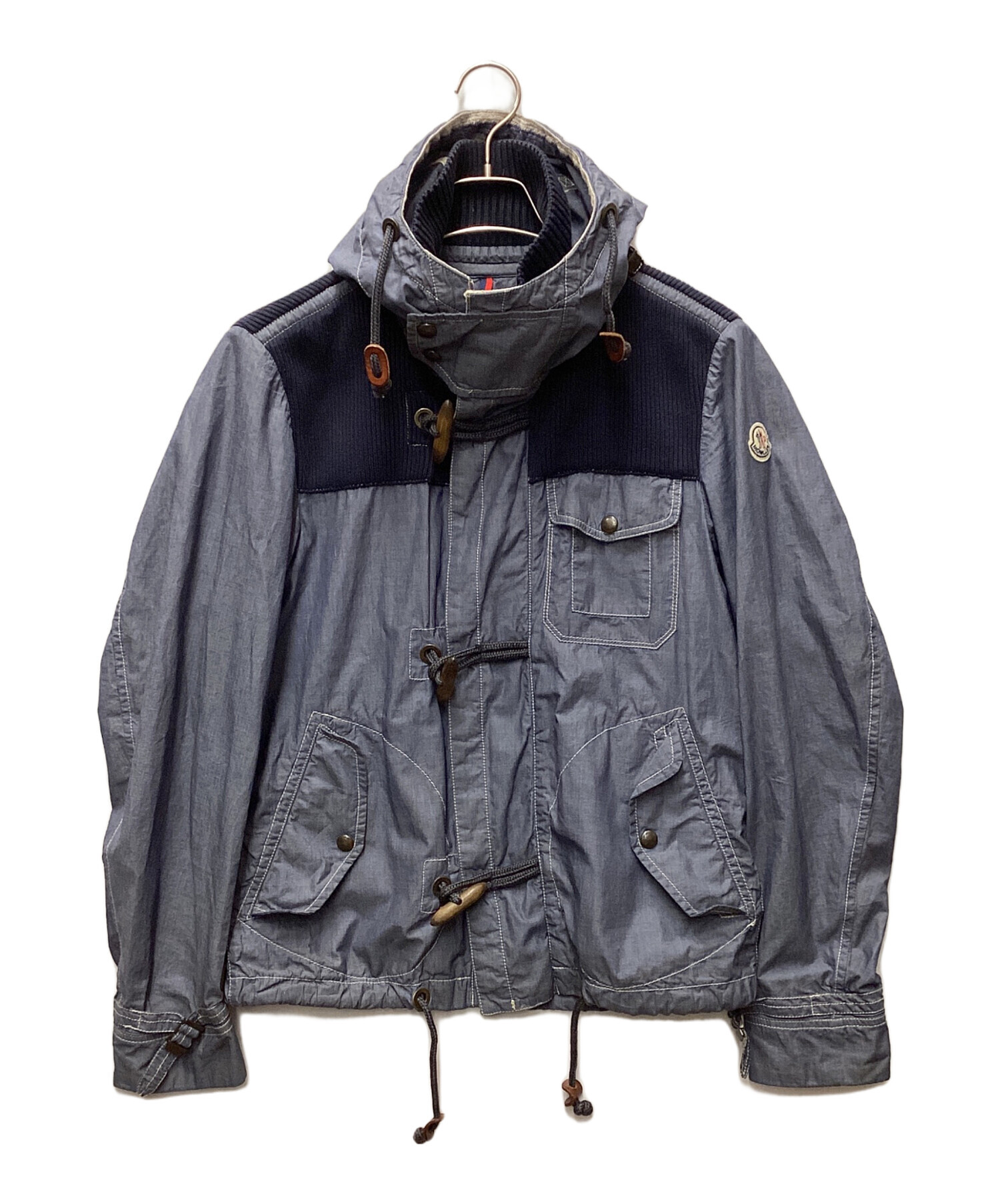 MONCLER ジップアップパーカー ネイビー 【公式通販】
