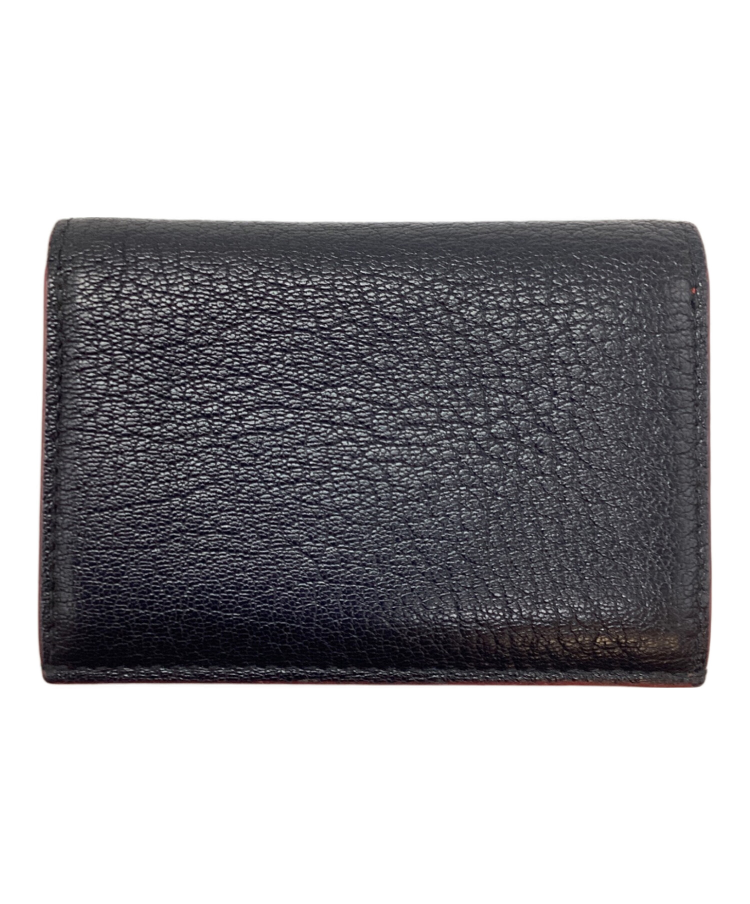 中古・古着通販】MIU MIU (ミュウミュウ) 名刺入れ ブラック×レッド