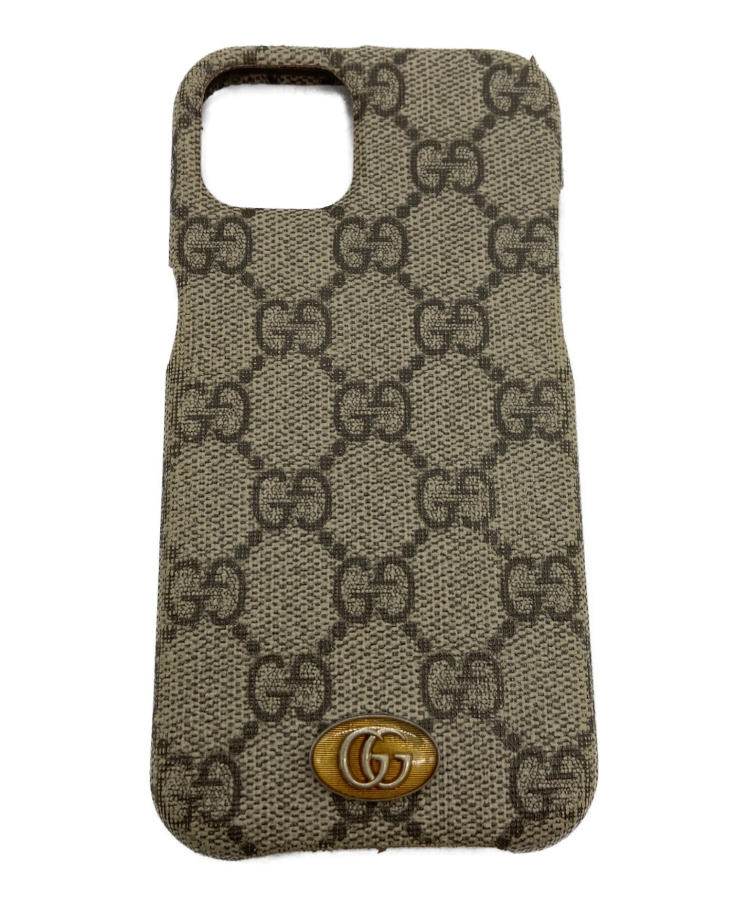 中古・古着通販】GUCCI (グッチ) iPhone13用ケース グレージュ