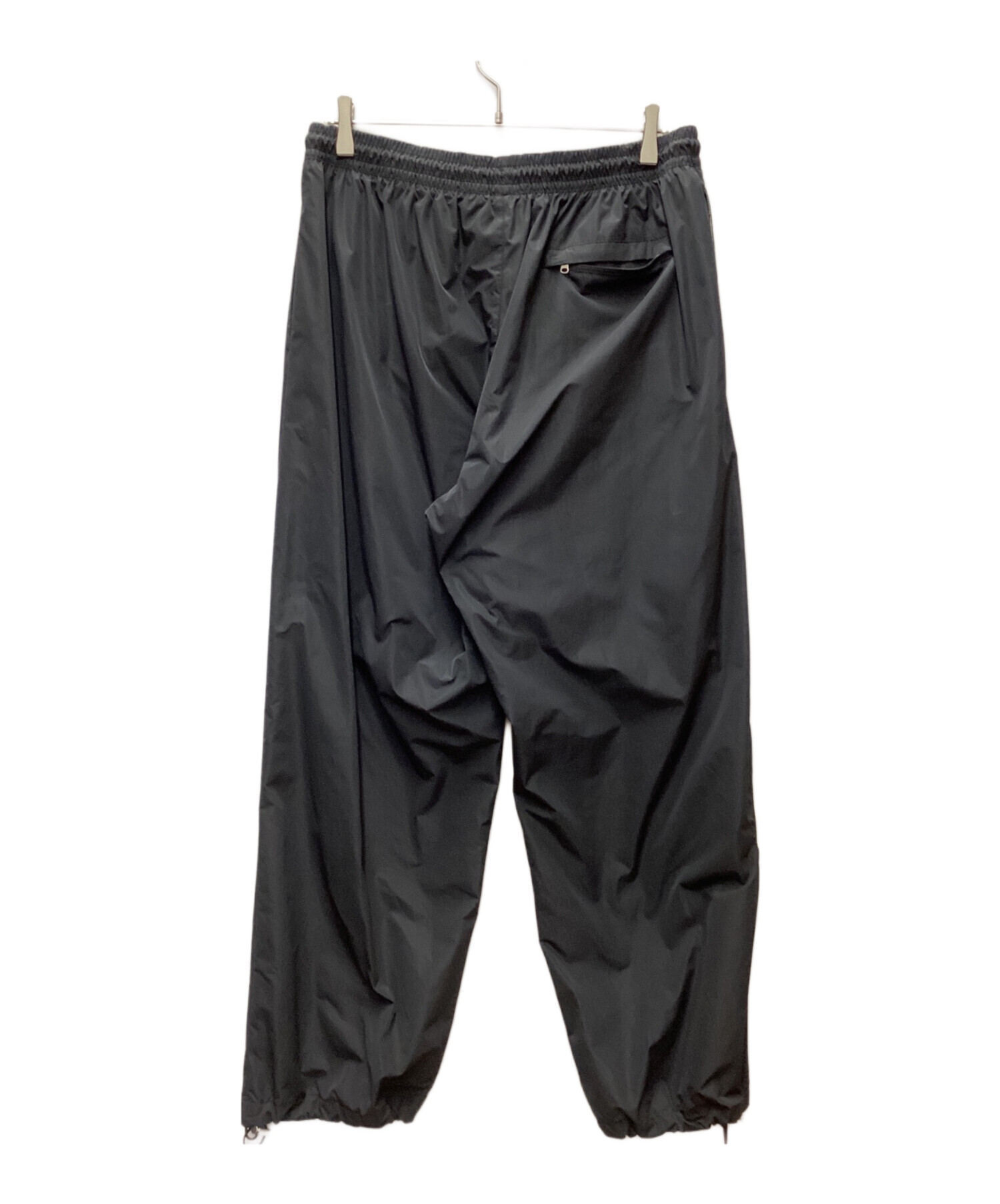 中古・古着通販】NIKE (ナイキ) ナイロンパンツ ブラック×ホワイト 