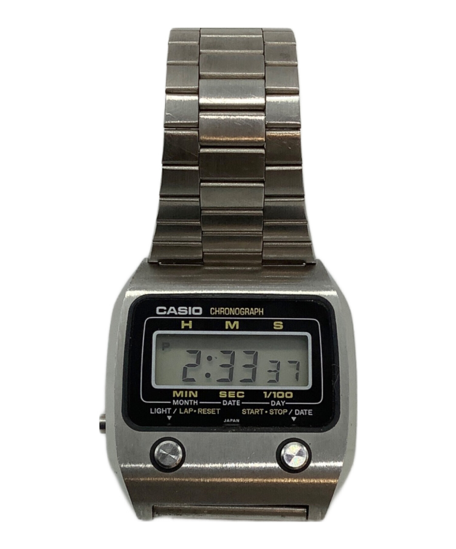 CASIO デジタル腕時計 シルバー・ブラック
