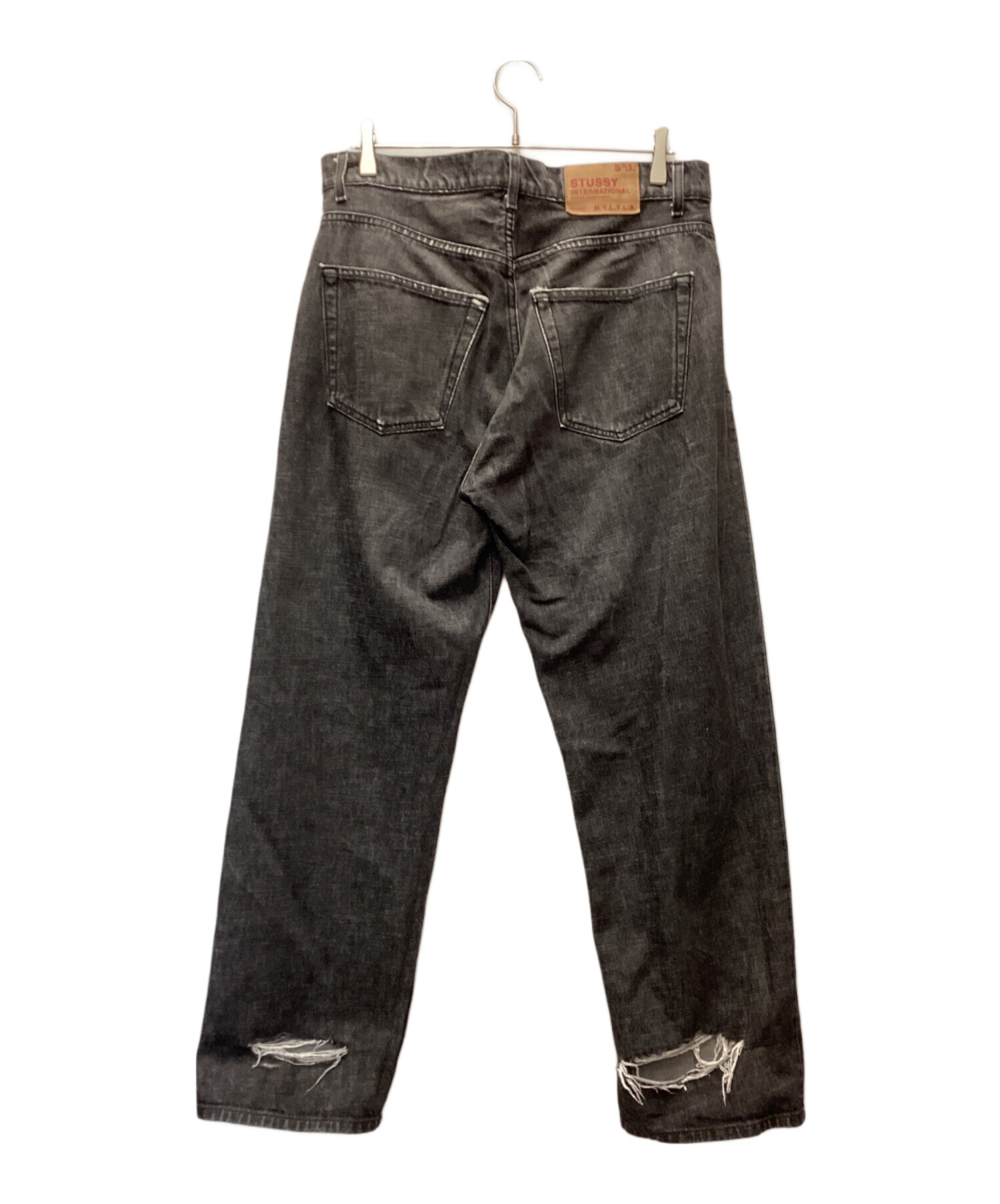 中古・古着通販】stussy (ステューシー) デニムパンツ ブラック サイズ 