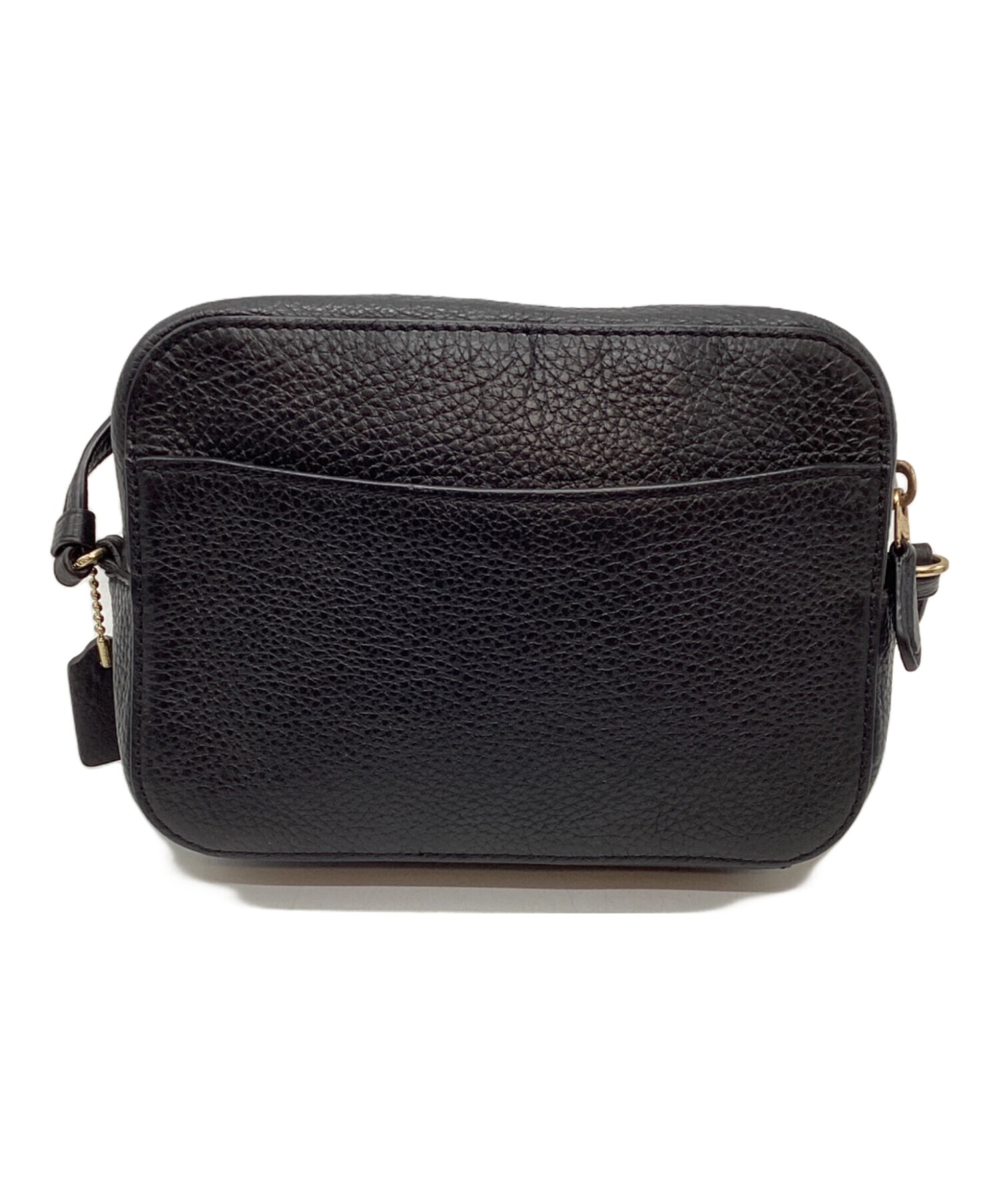 中古・古着通販】COACH (コーチ) ミニショルダーバッグ ブラック 