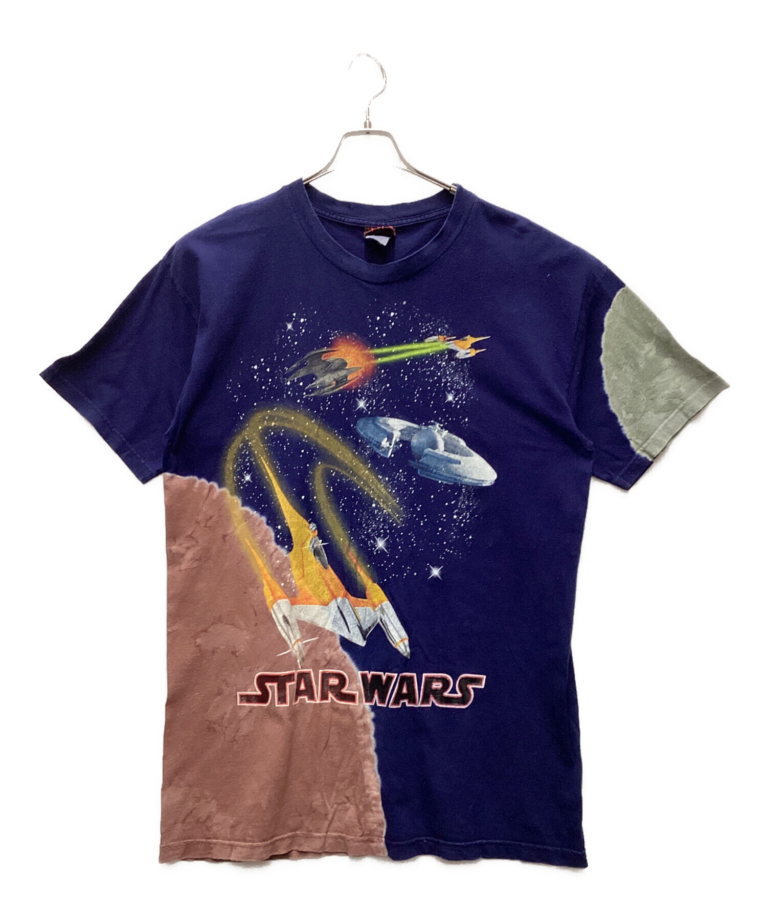 中古・古着通販】STAR WARS (スターウォーズ) 半袖Tシャツ ネイビー 