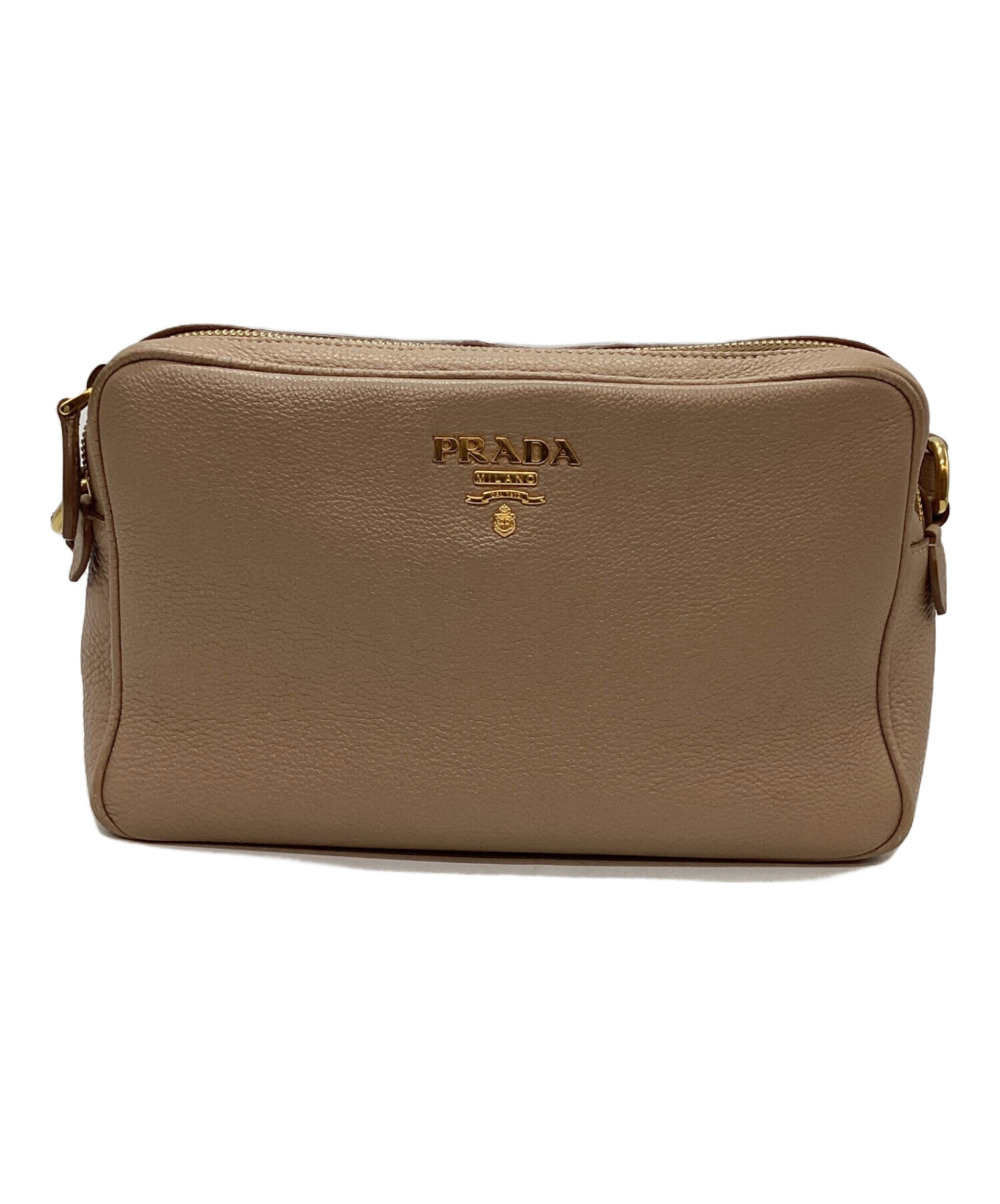 中古・古着通販】PRADA (プラダ) ショルダーバッグ ベージュ｜ブランド