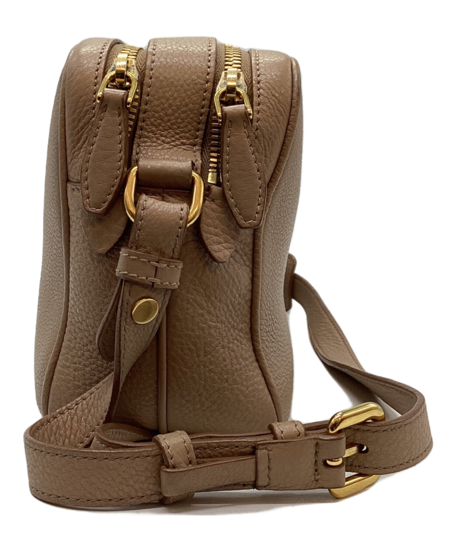 中古・古着通販】PRADA (プラダ) ショルダーバッグ ベージュ｜ブランド