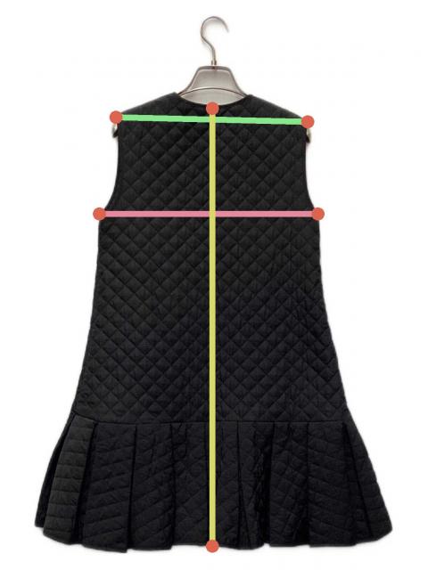 Bibiy. ビビィ キルティングノースリーブワンピース 中古・古着通販】Bibiy. (ビビィ) キルティングノースリーブワンピース