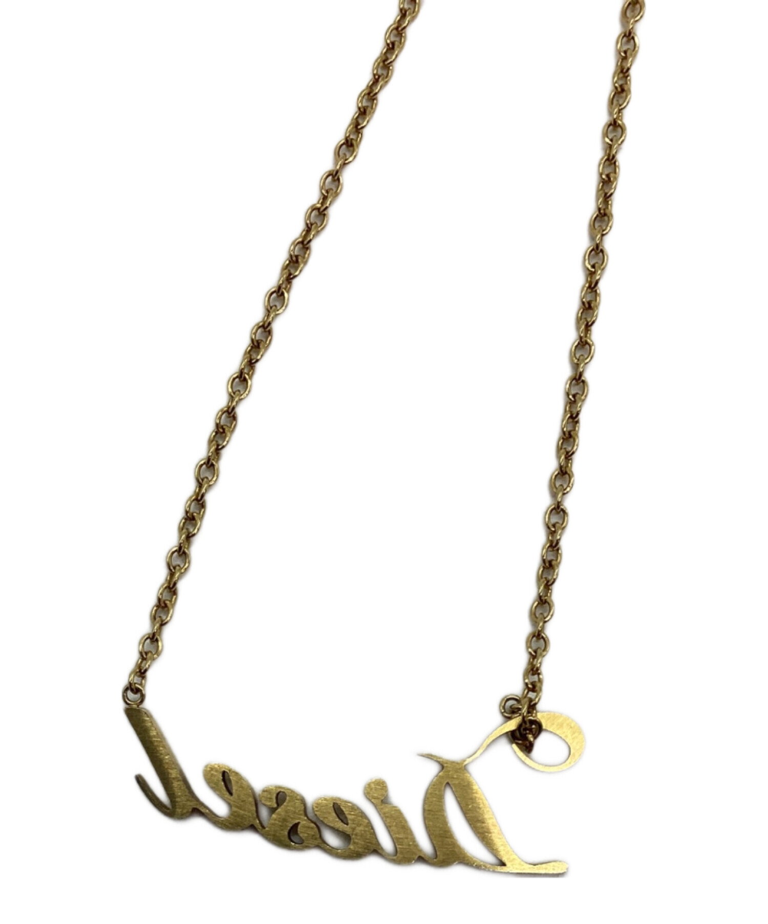 中古・古着通販】DIESEL (ディーゼル) ロゴチェーンネックレス