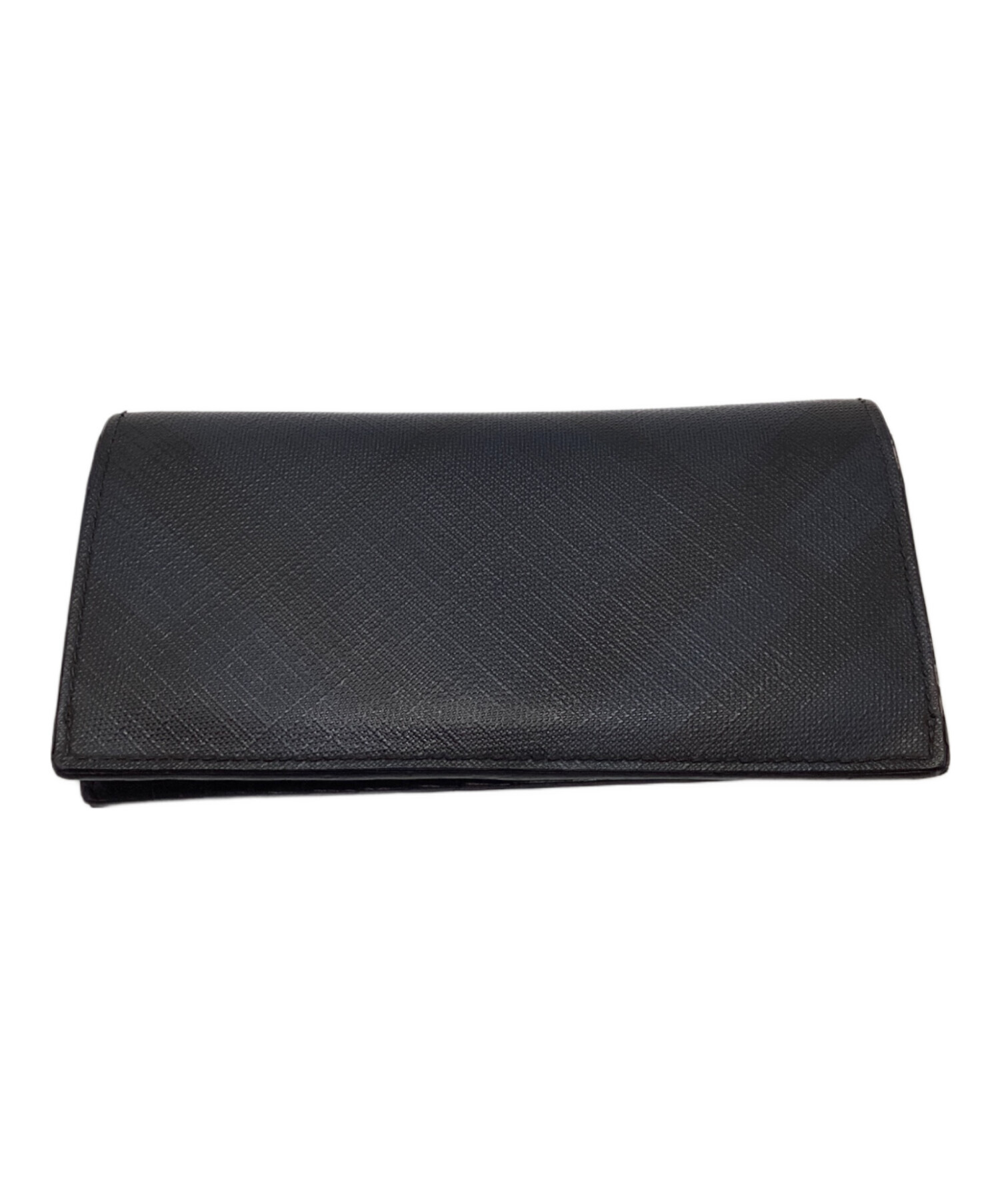中古・古着通販】BURBERRY (バーバリー) 長財布 ネイビー｜ブランド 