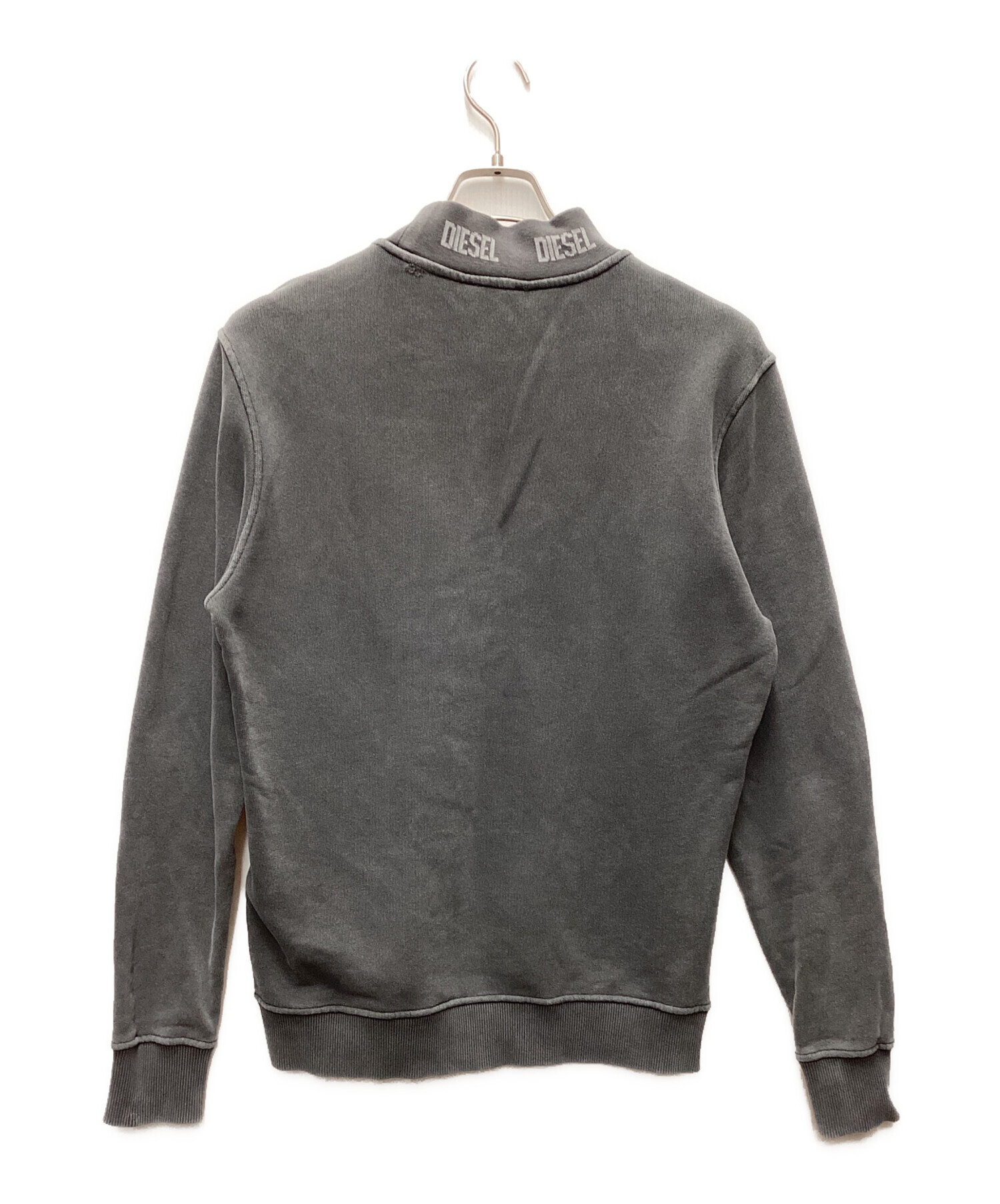 中古・古着通販】DIESEL (ディーゼル) ハイネックスウェット グレー