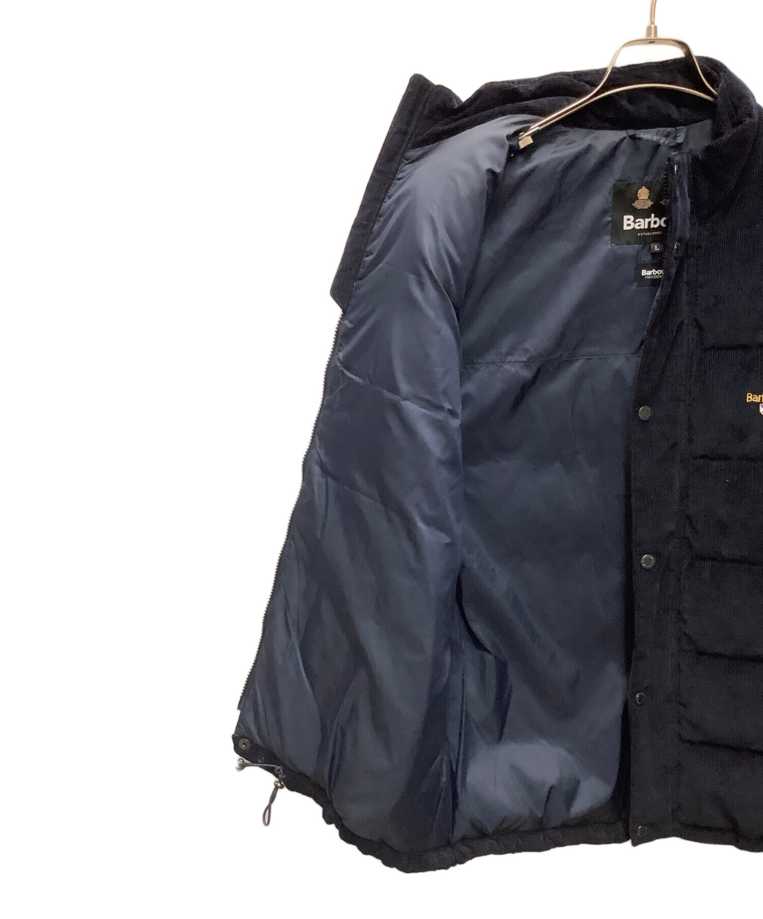 中古・古着通販】Barbour (バブアー) コーデュロイベスト ネイビー 