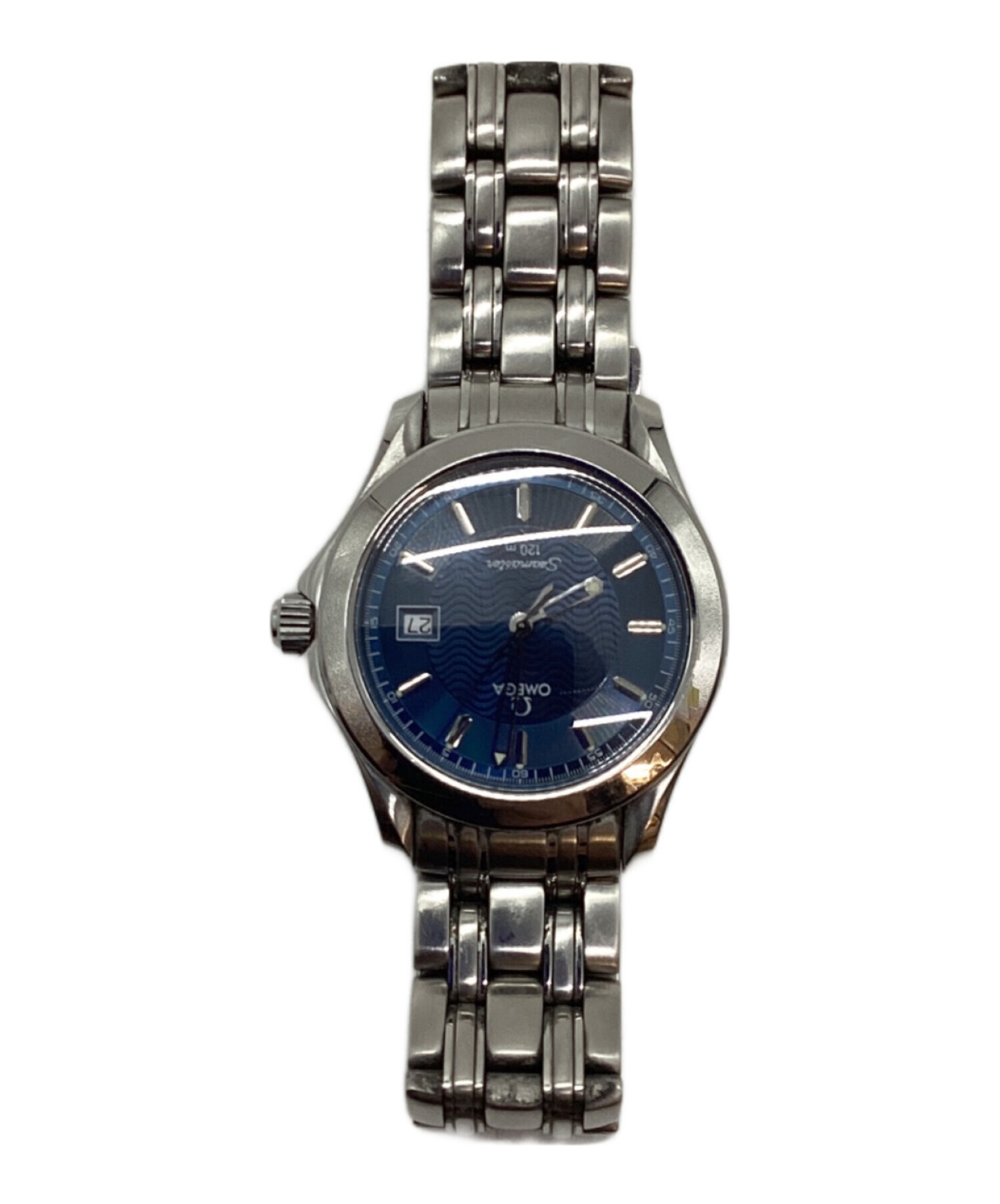 中古・古着通販】OMEGA (オメガ) リストウォッチ ネイビー｜ブランド 