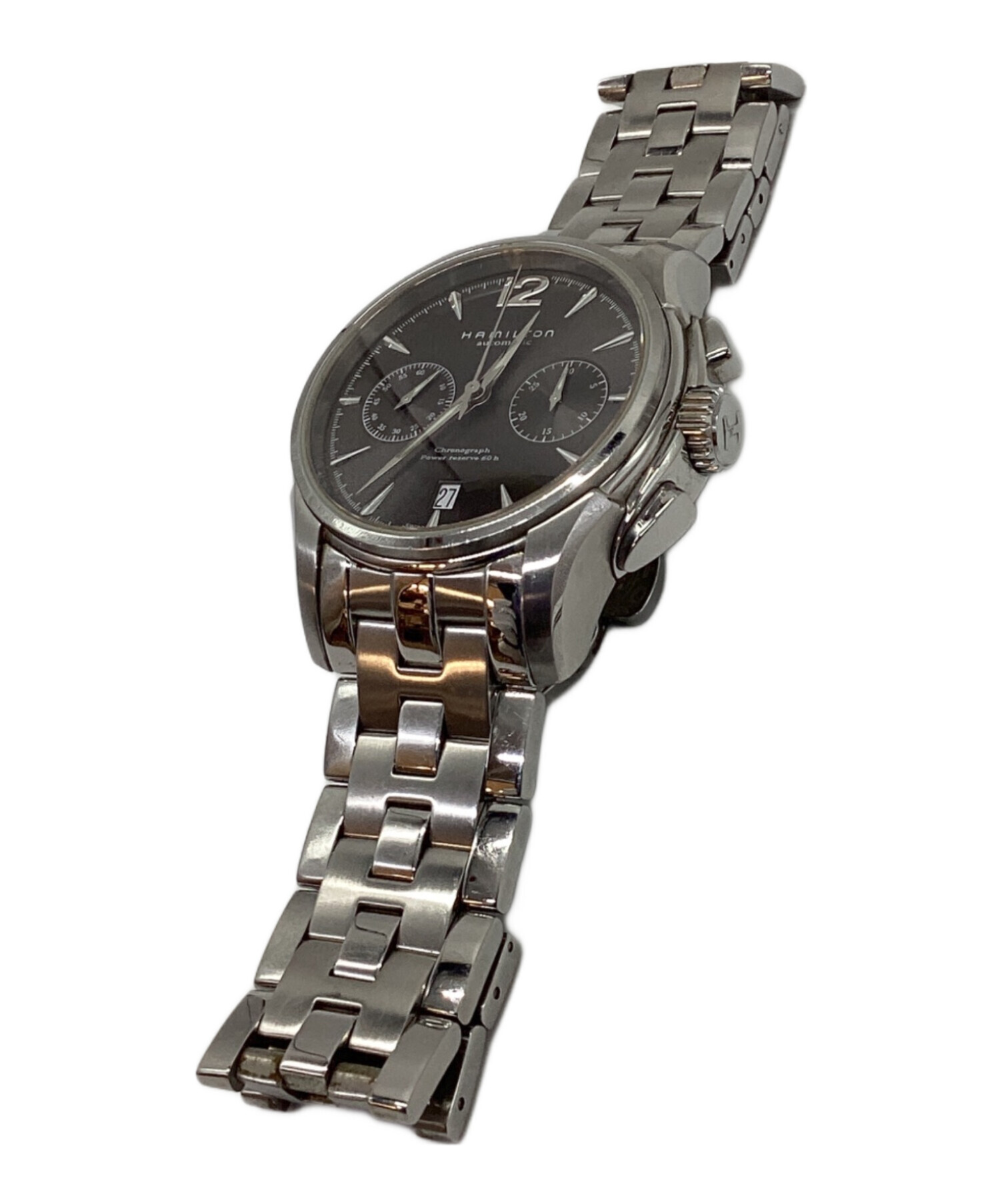 中古・古着通販】HAMILTON (ハミルトン) クロノグラフ シルバー