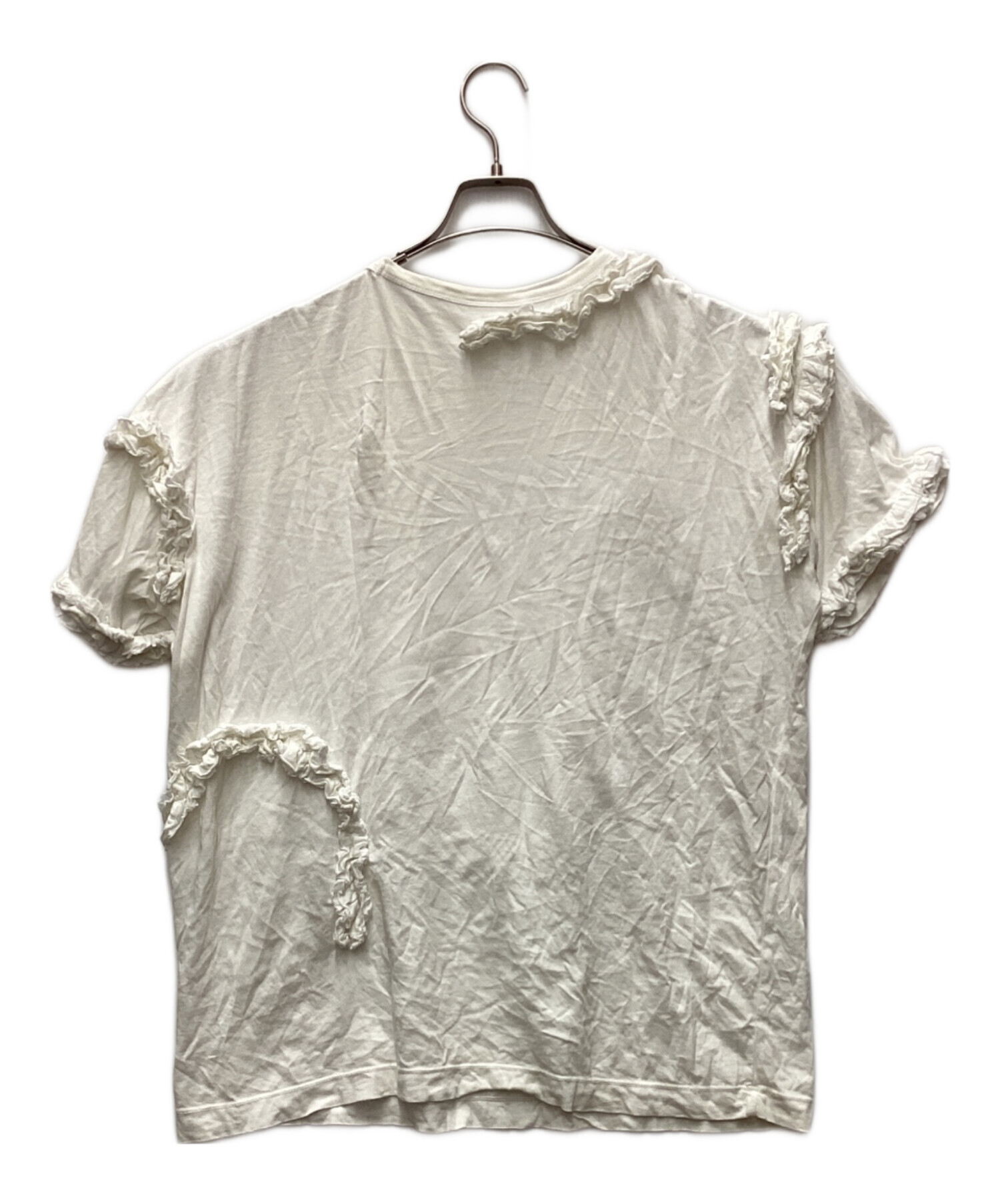 ドリスヴァンノッテン フリル Tシャツ 半袖 カットソー 中古・古着通販】DRIES VAN NOTEN (ドリスヴァンノッテン) 半袖フリルT