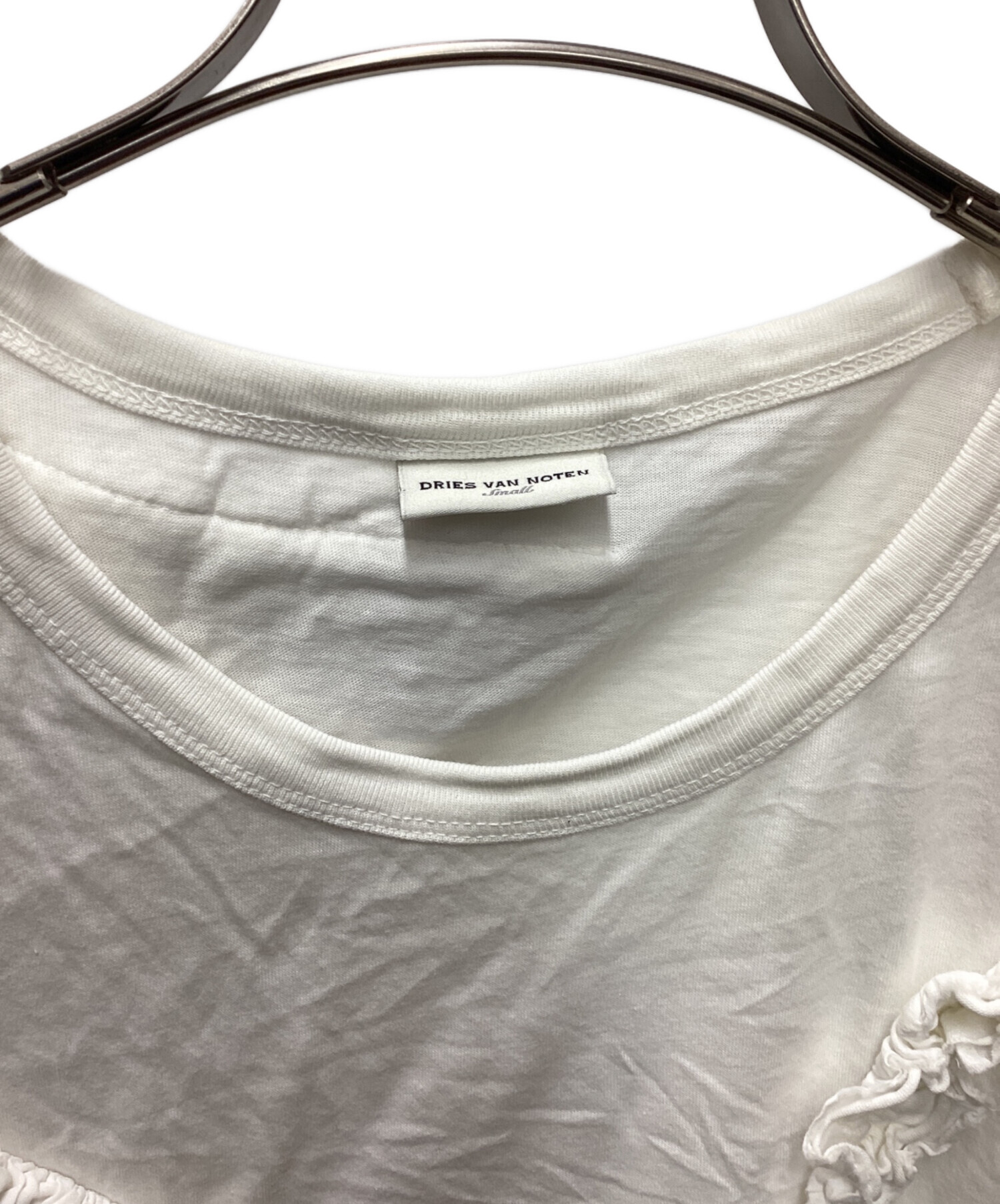 ドリスヴァンノッテン フリル Tシャツ 半袖 カットソー 中古・古着通販】DRIES VAN NOTEN (ドリスヴァンノッテン) 半袖フリルT